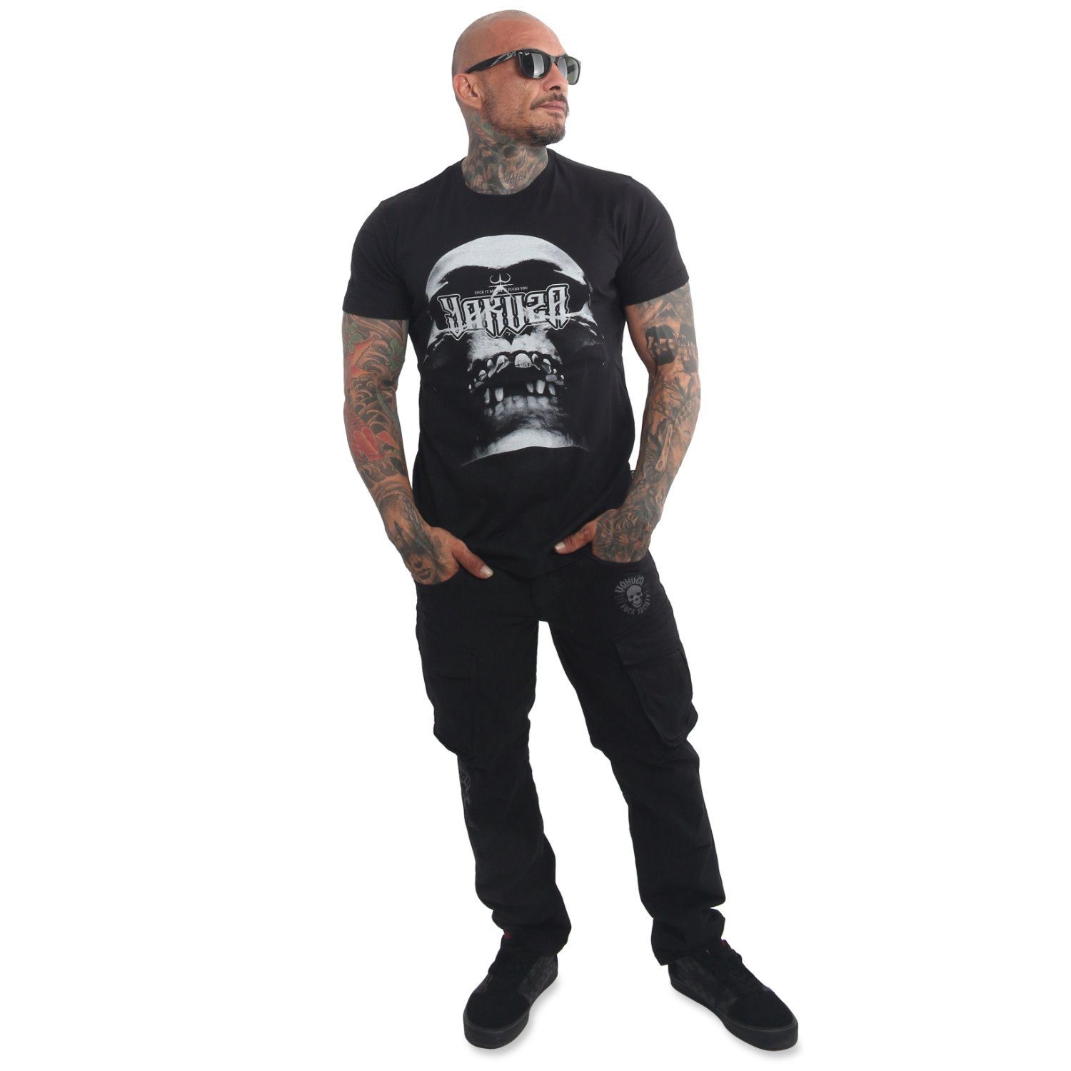 Skull schwarz T-Shirt YAKUZA Ghost