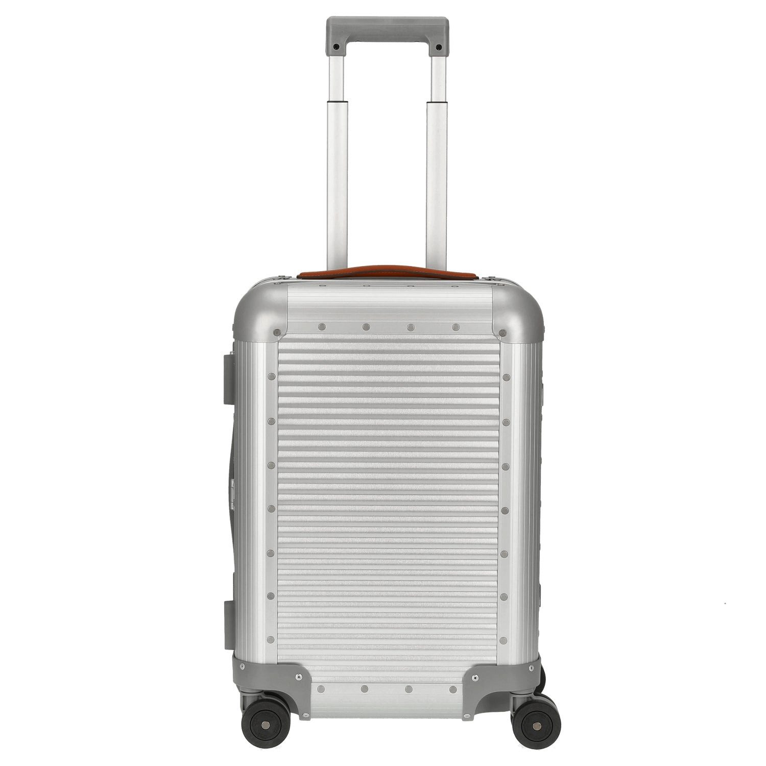 FPM Handgepäck-Trolley Milano Bank aluminum Spinner 53 - 4-Rollen-Kabinentrolley 53/25 cm, 4 Rollen Rollen