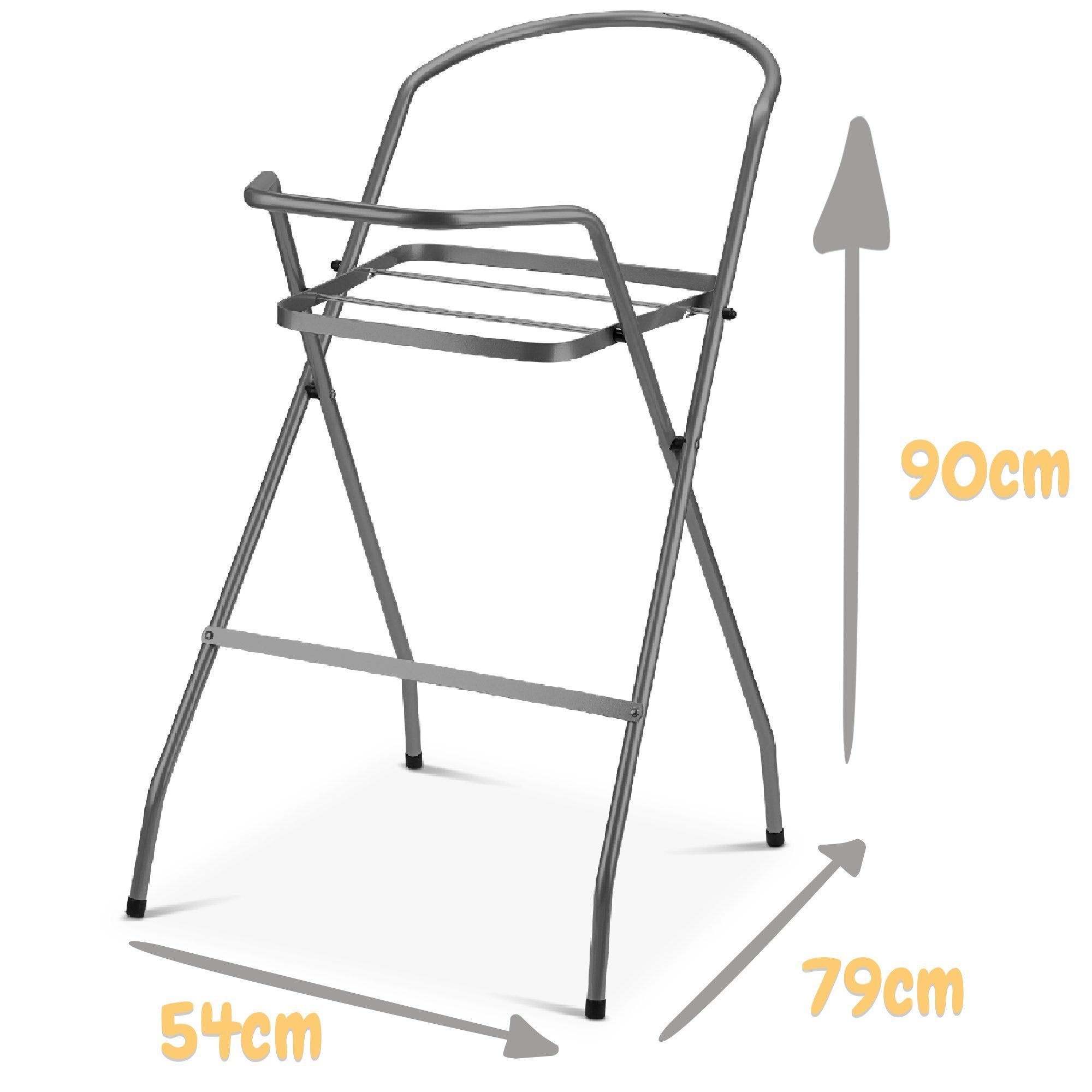Babykajo Babybadewanne, (Set, 4-tlg), Baby Wanne mit Ständer, Wannensitz, Schlau - TÜV Rheinland geprüft