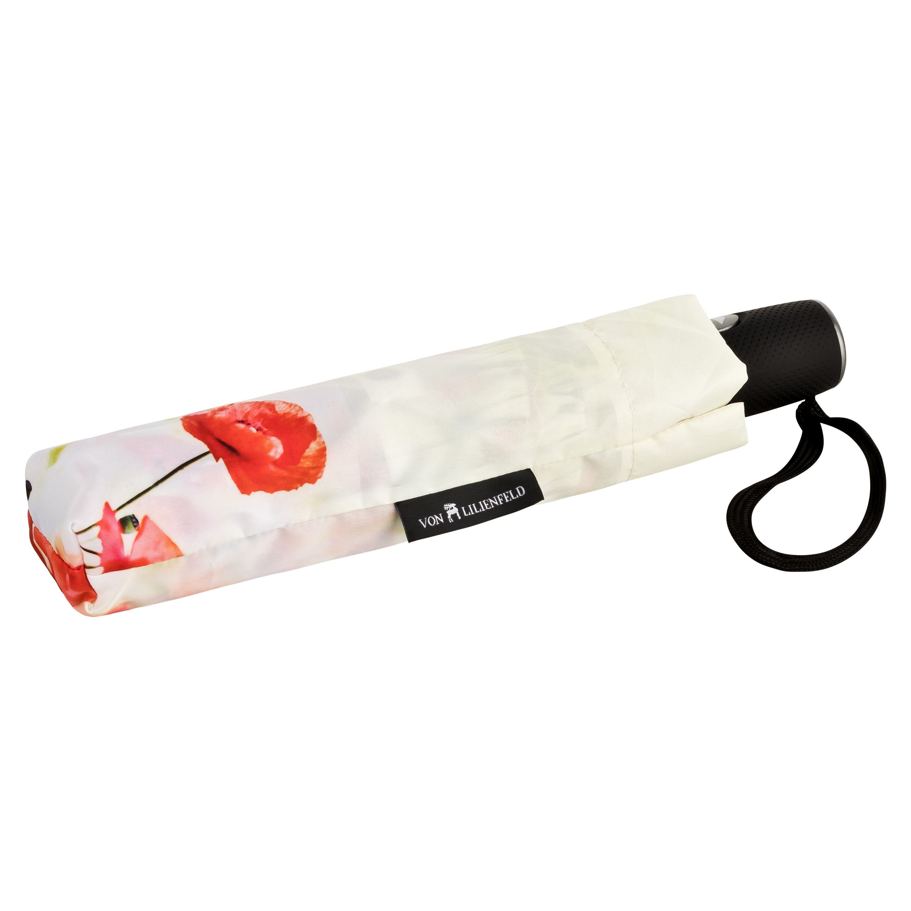 von Lilienfeld Taschenregenschirm Motivschirm Mohnblumen Motiv günstig online kaufen
