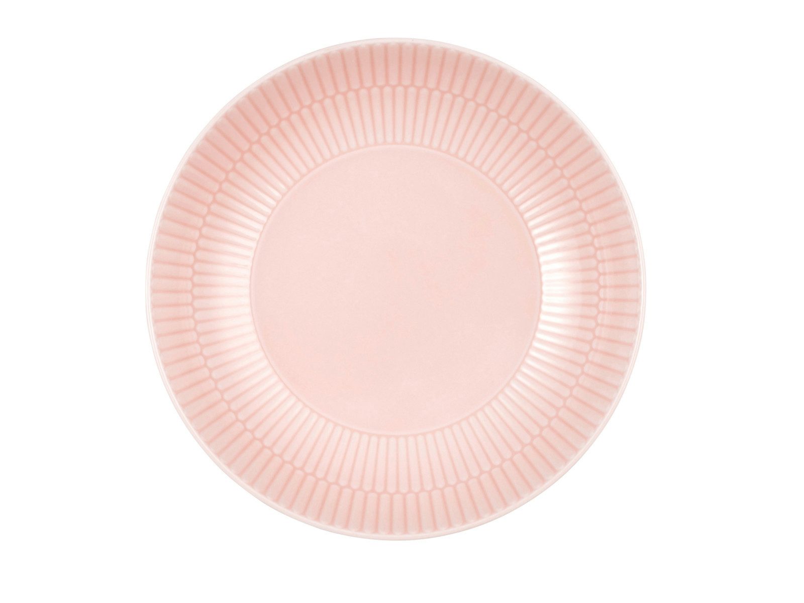 Seltmann Weiden Suppenteller Amina Rose uni Suppenteller rund 21cm, Teller Rosé Struktur