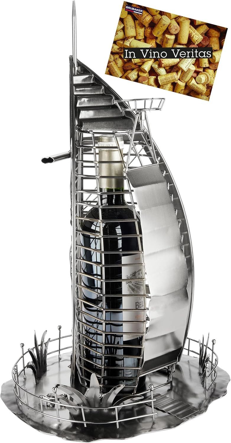 Weinflaschenhalter Dubai Burj al Arab - Metall Flaschenhalter Luxus Hotel