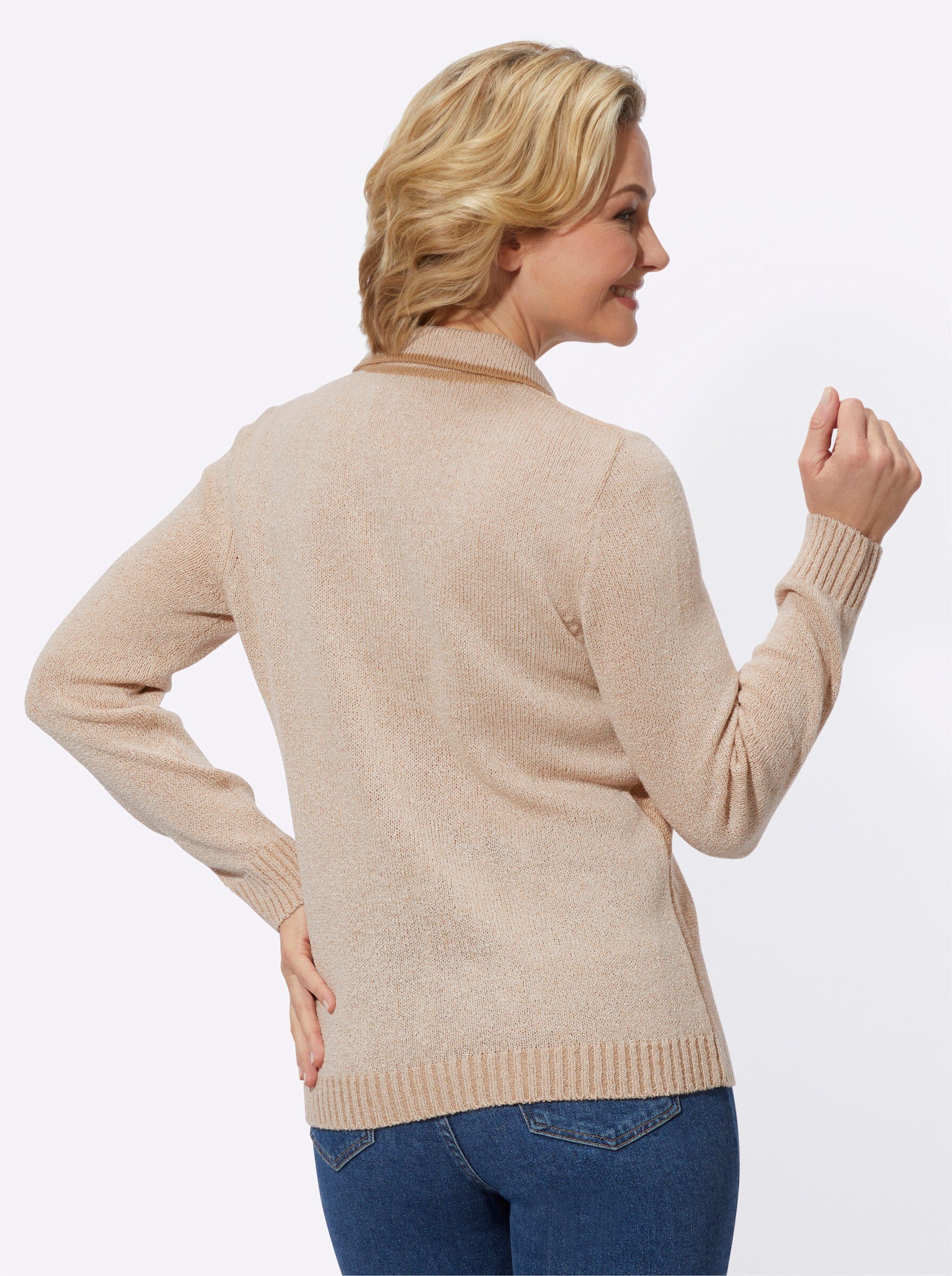Witt Strickpullover Pullover Langarm Bouclé