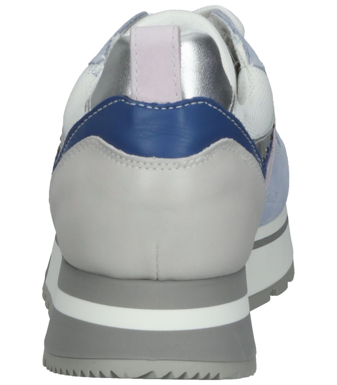 Giardini Sneaker Leder/Textil Plateausneaker Nero
