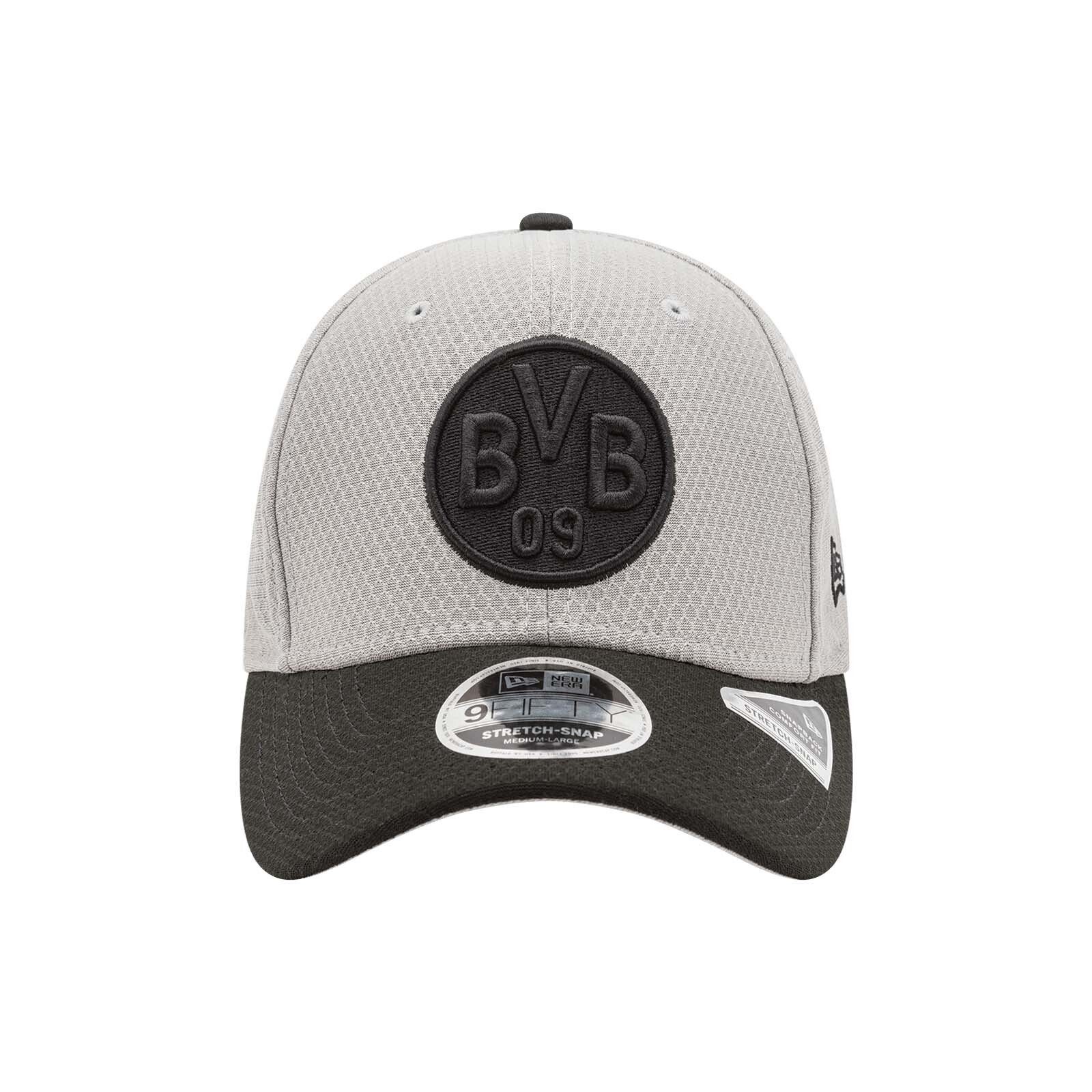 BVB Baseball grau/schwarz Cap Era (1-St) New 9Fifty BVB Stretch Snap Cap
