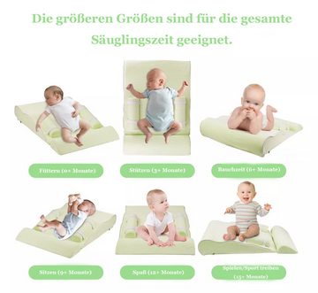 Avisto Babykissen Babykissen Baby's Stillkissen Lagerungskissen Anti-Reflux hochwertiger, rutschfest, Baumwolle, ergonomisch