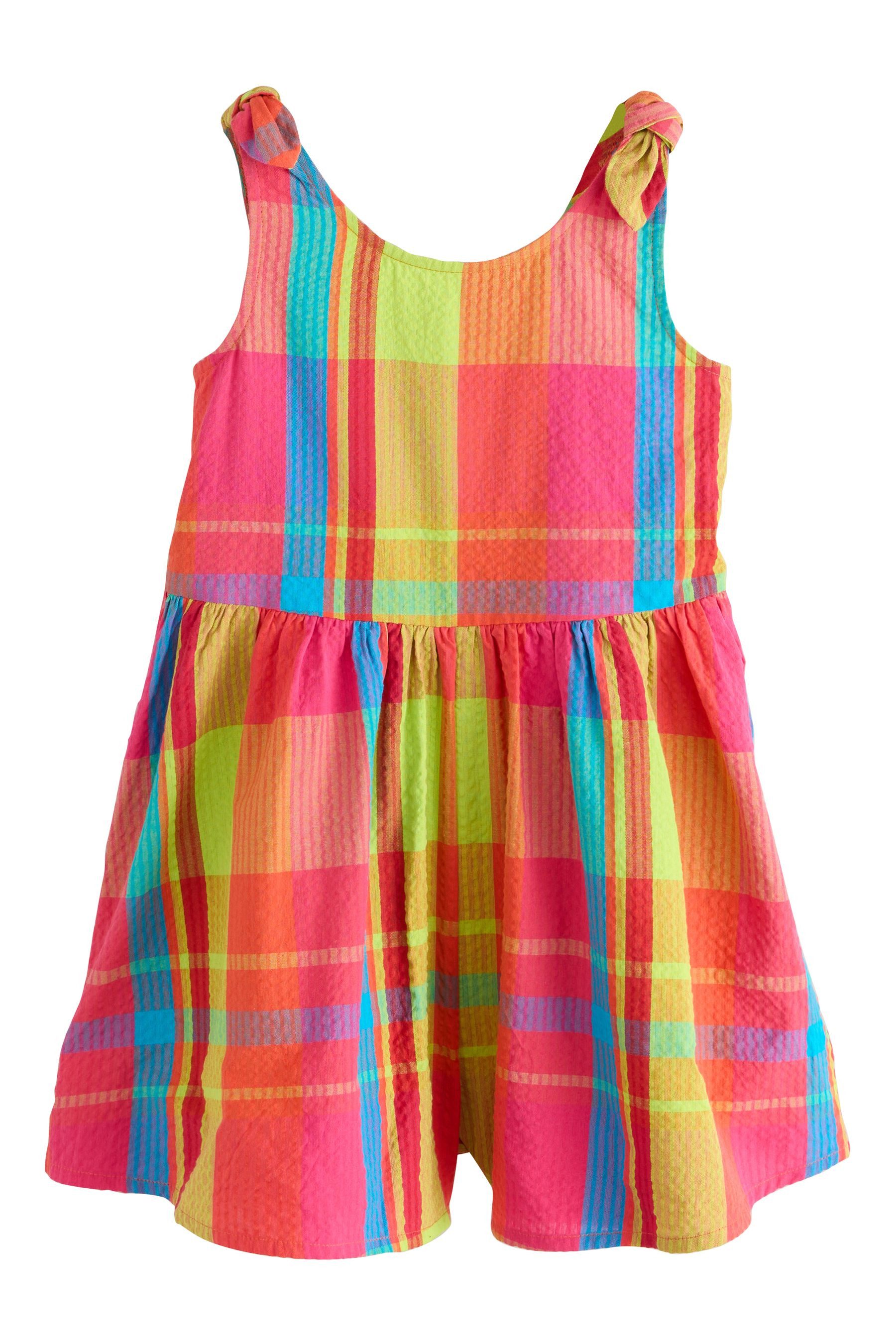 Playsuit Kurzer Overall mit gebundener Schulter
