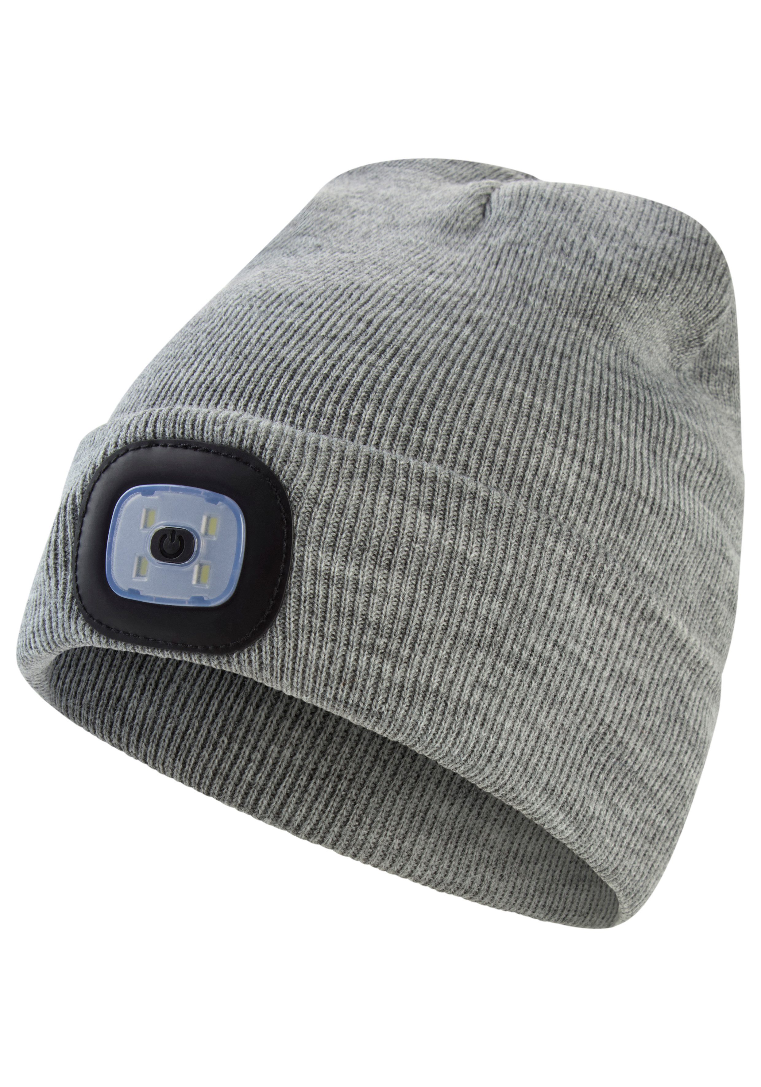 chillouts Beanie ChillLight Hat mit integrierter, wiederaufladbarer Leuchte