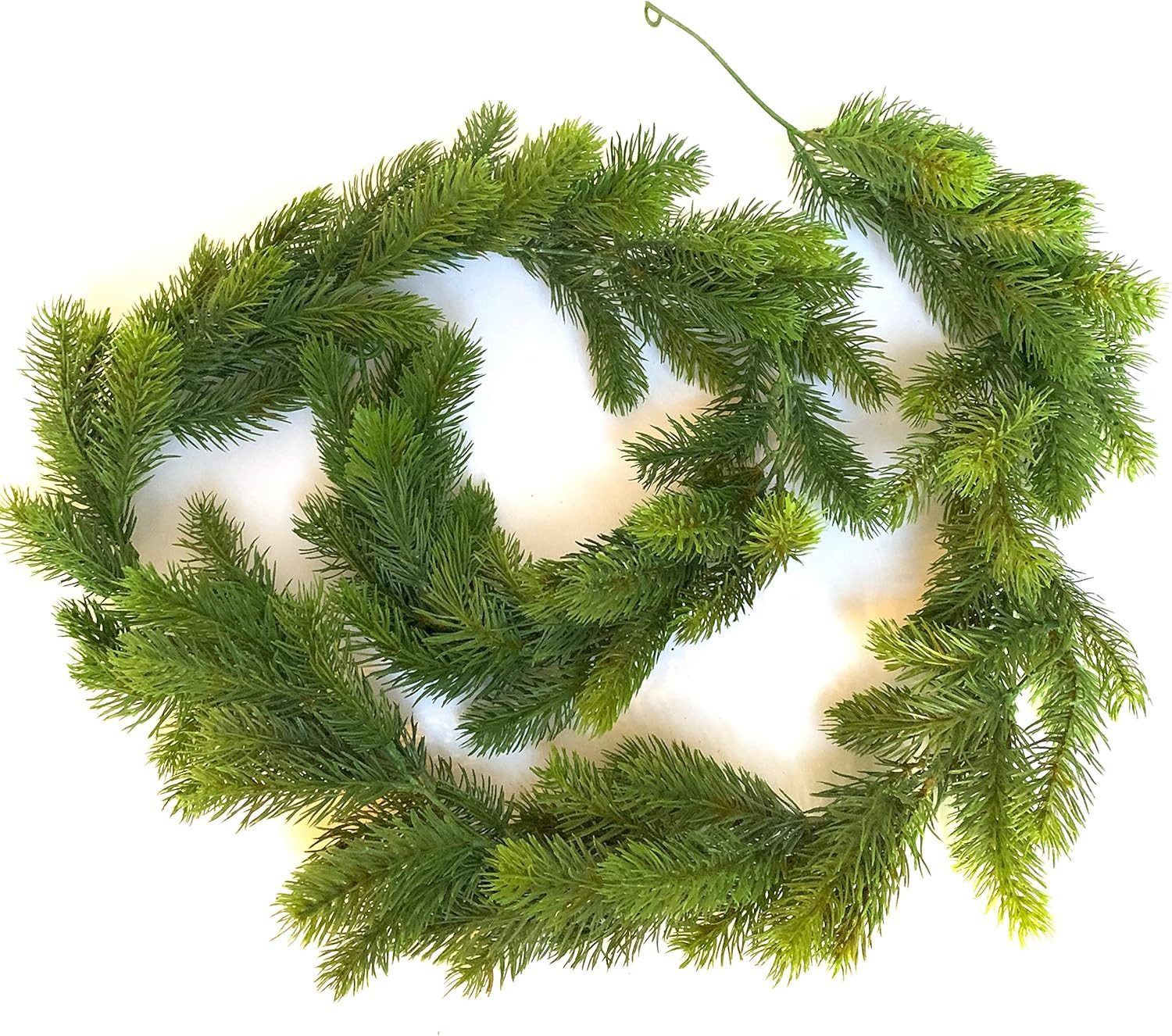 Winterliche Kunstpflanze Edeltannengirlande Kunsttanne 180cm Edeltanne künstliche Tanne, mucPlants