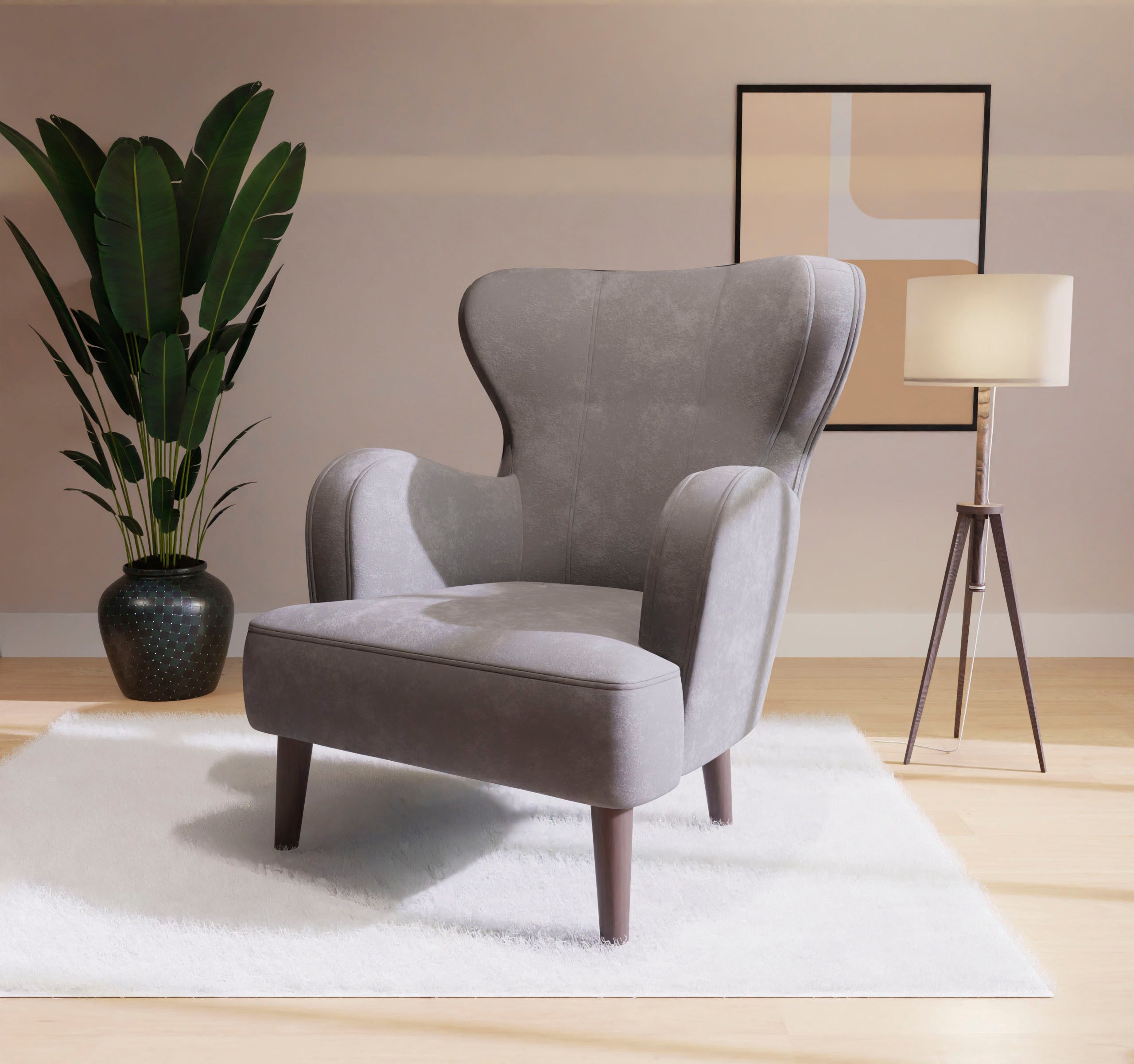 Home affaire Sessel SICILIA, moderner Ohrensessel günstig online kaufen