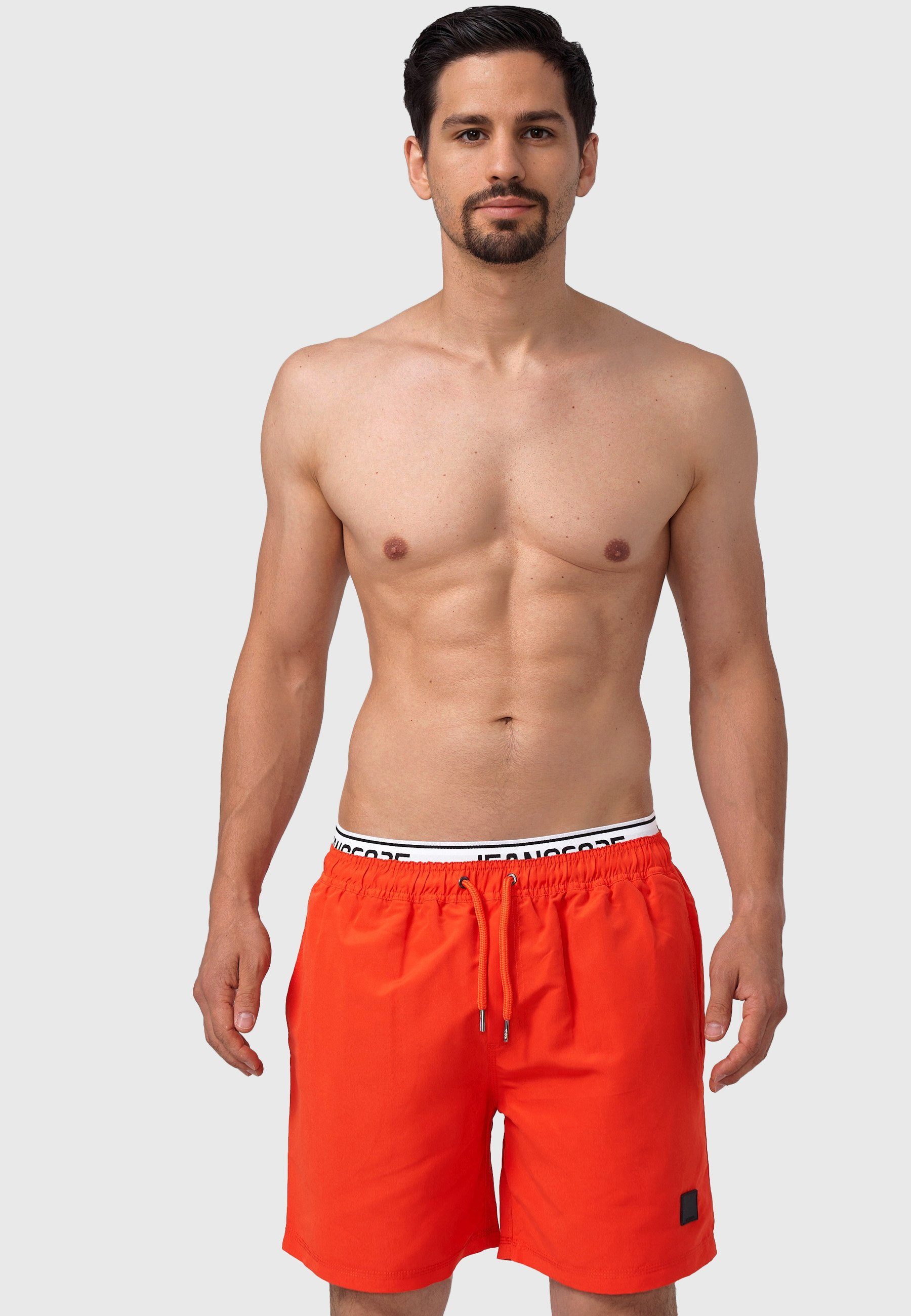 Indicode Badeshorts Solomon Orange