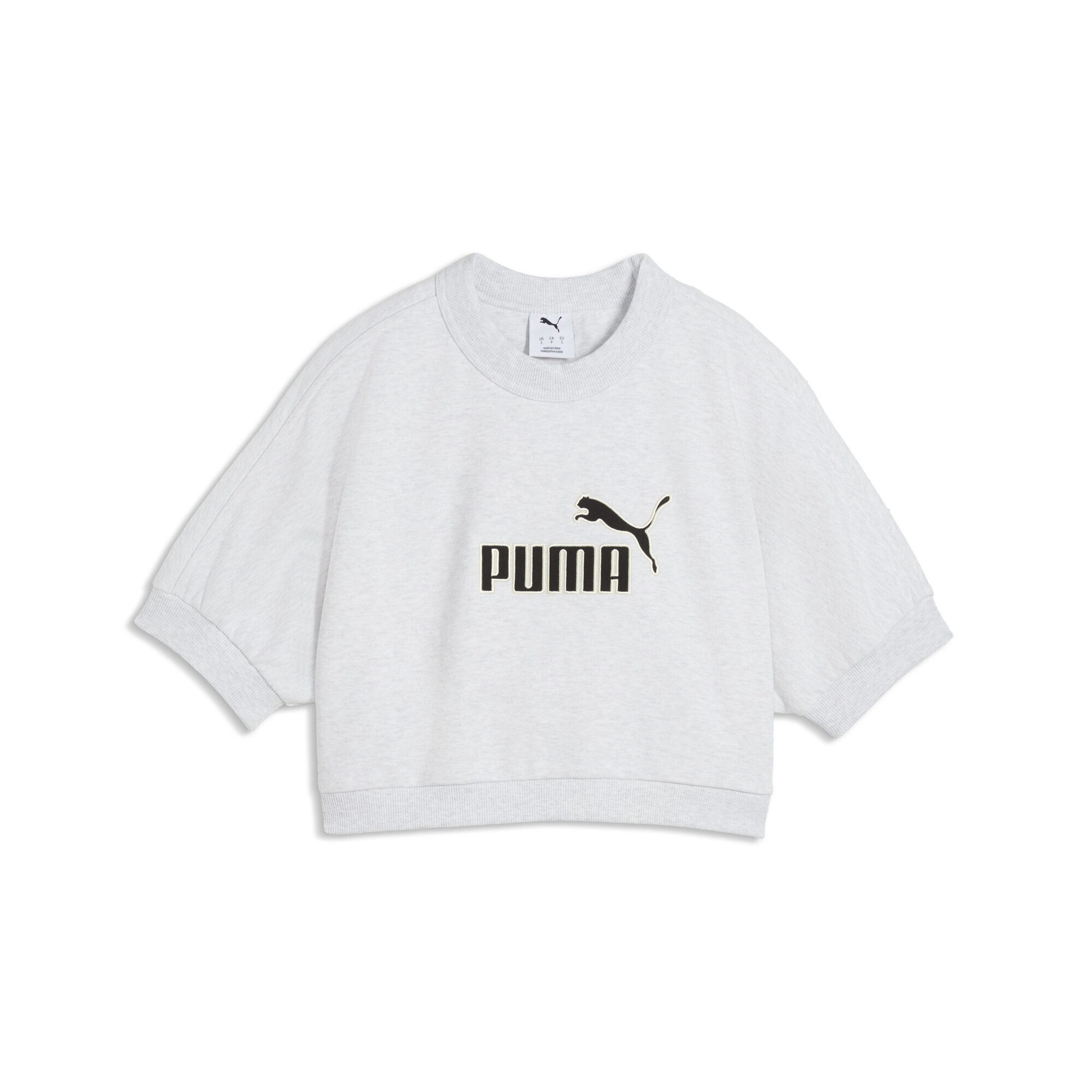 PUMA Sweatshirt Essentials Elevated No. 1 Logo Relaxed Sweatshirt Damen
