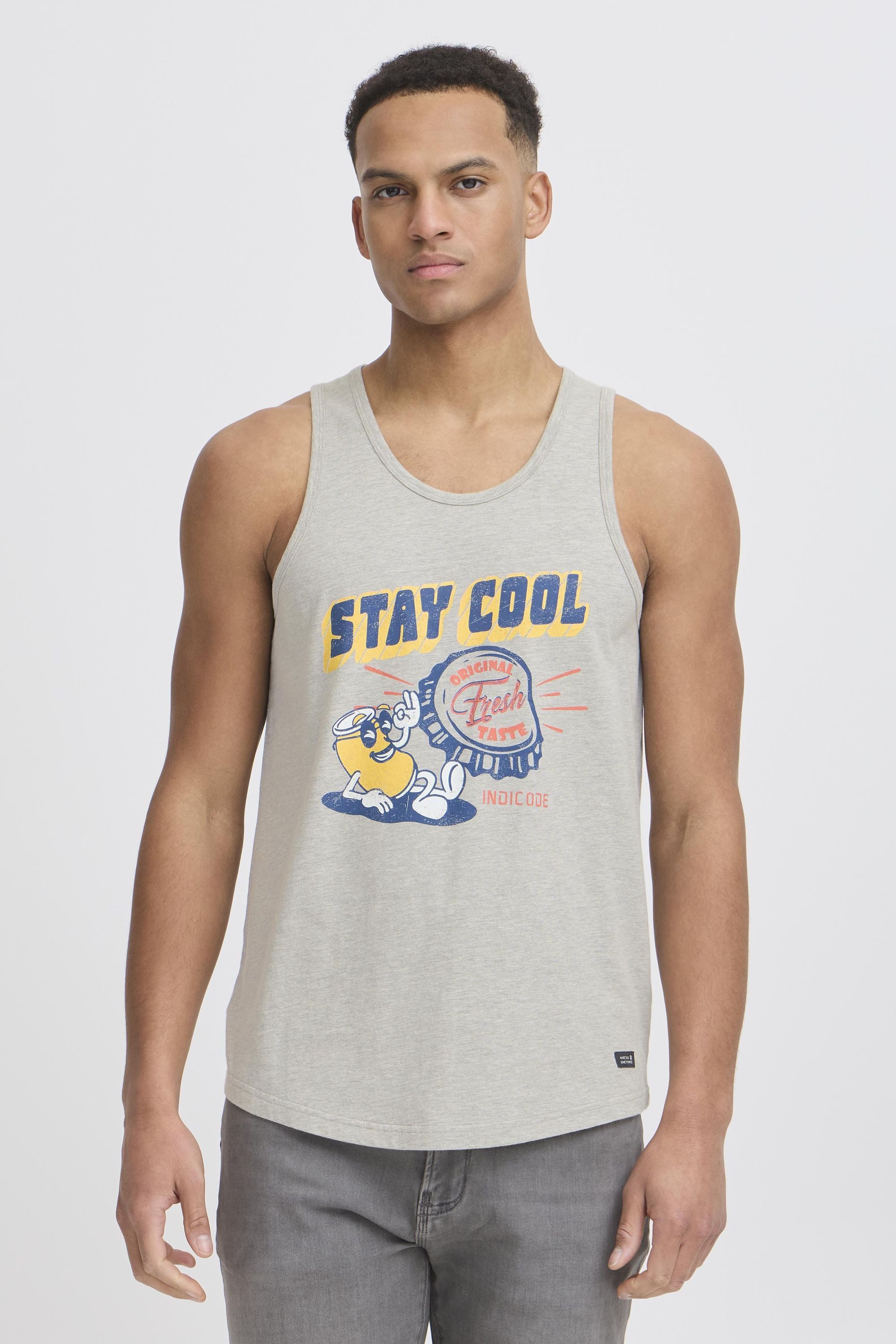 Indicode Rundhalsshirt IDDanis Modernes Tanktop günstig online kaufen