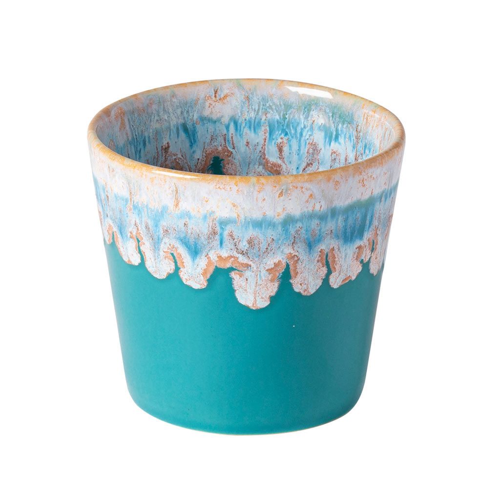 Costa Nova Becher Lungo Grespresso, Türkis Blau, 19 cl, 1-tlg., Keramik, 8 x 7,5 cm, 190 ml
