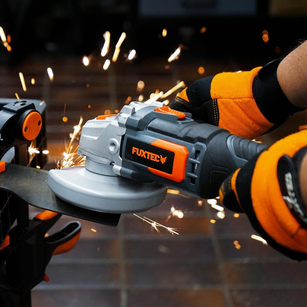 FUXTEC Akku-Winkelschleifer FX-E1WS20SET2