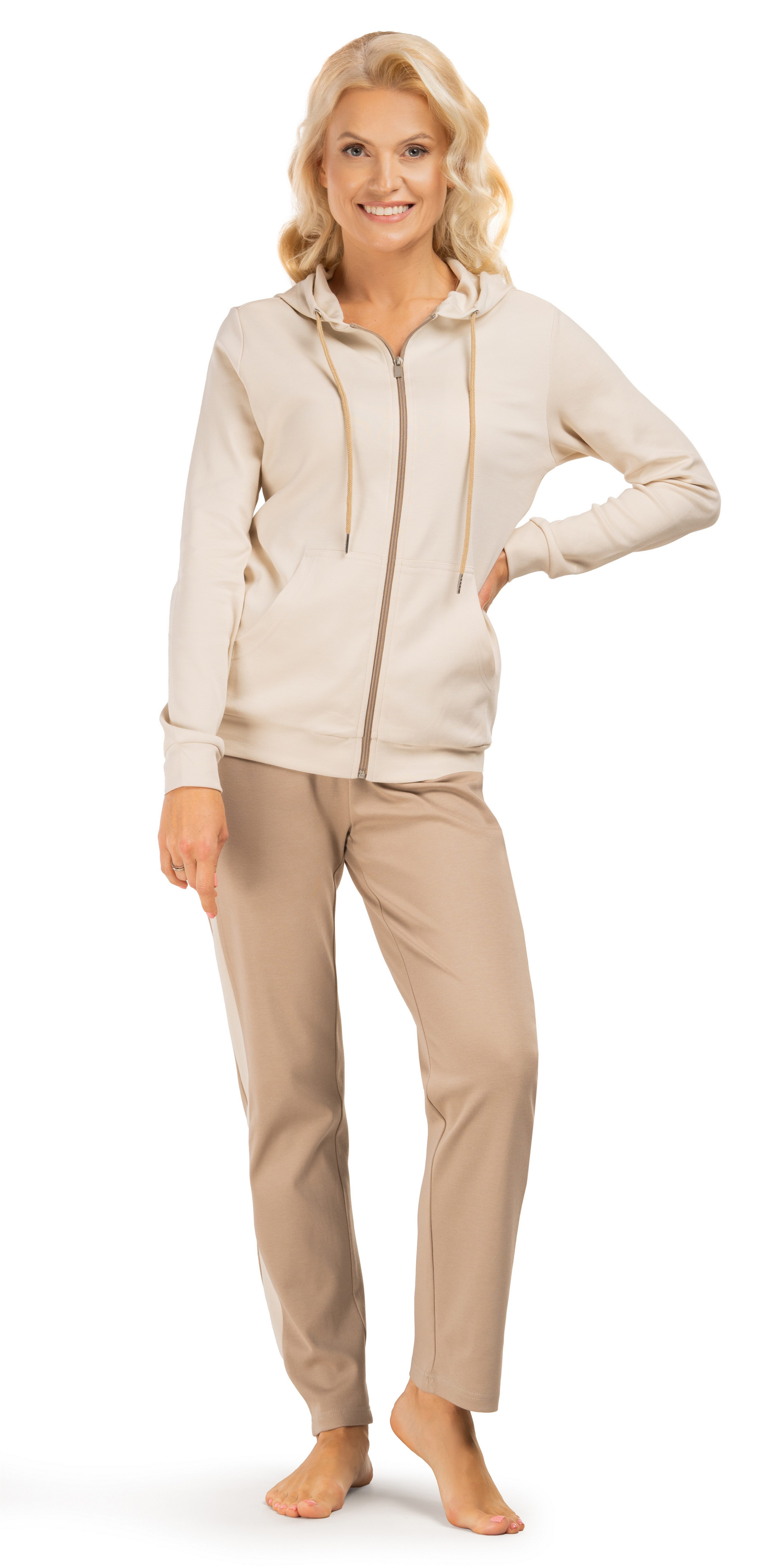 Consult-Tex Hausanzug Damen Hausanzug DW400 (Spar Set) mit Reißverschluß
