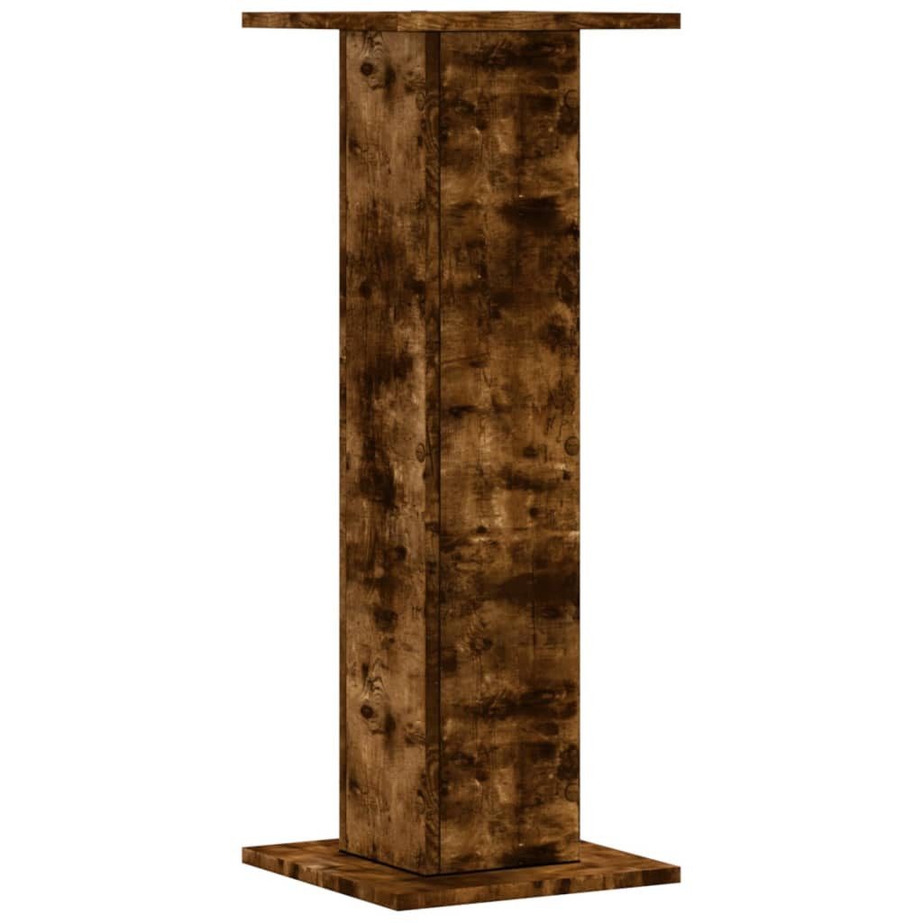 vidaXL Lautsprecherständer Lautsprecherständer 2Stk. Räuchereiche 30x30x80cm Holzwerkstoff, (2-tlg) – Bild 4 von 5