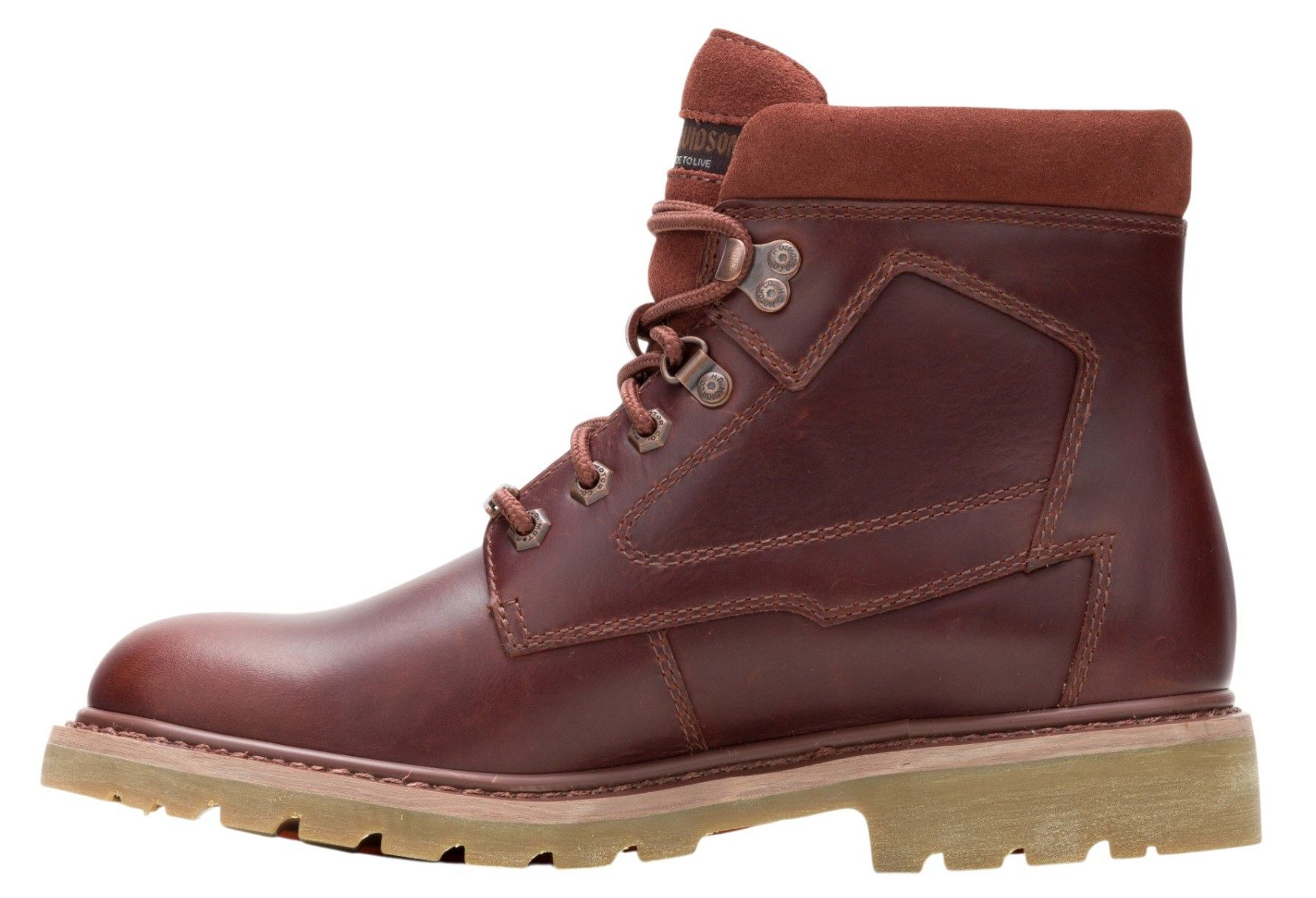 HARLEY-DAVIDSON D97332 Badlands Skull CE Brown Stiefelette
