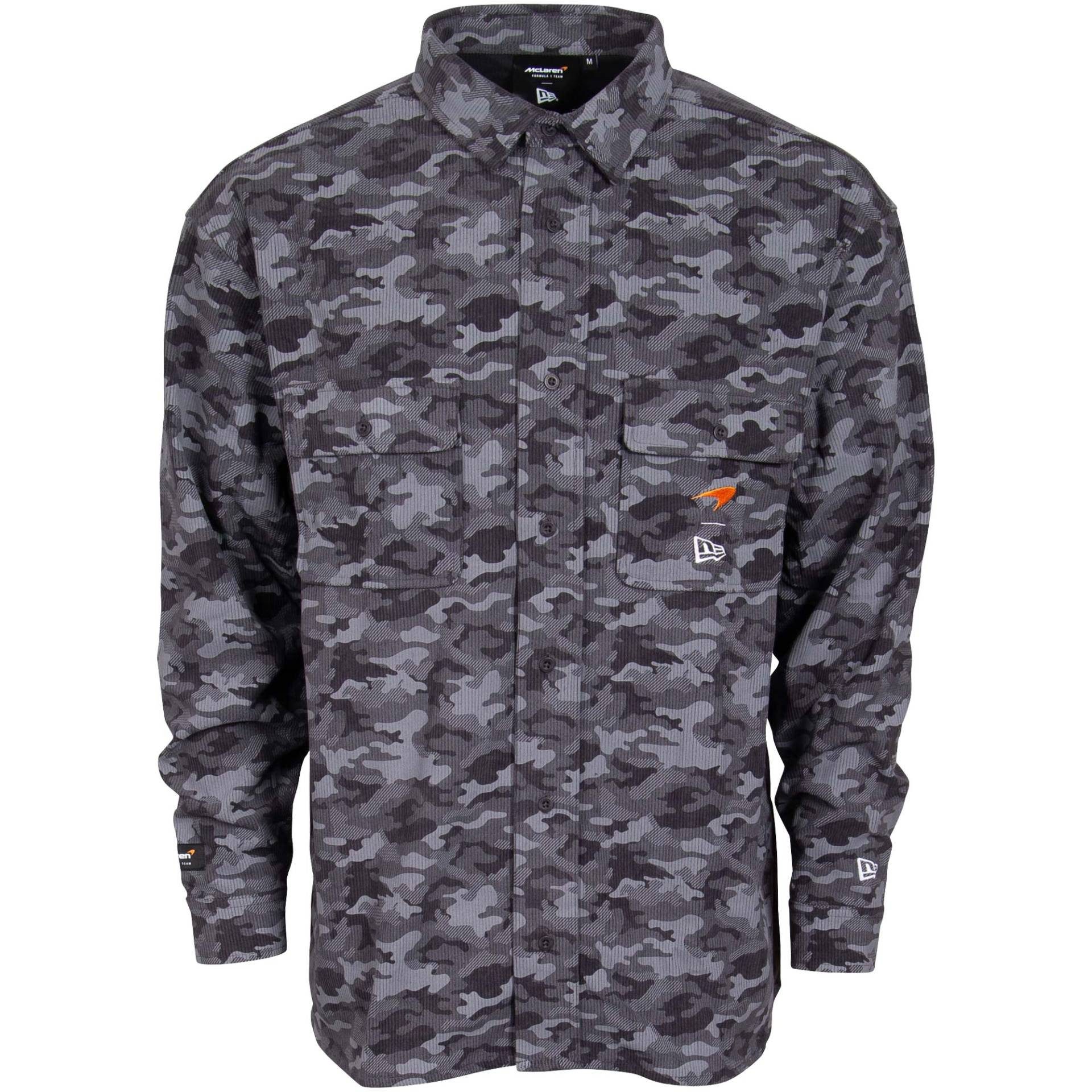 McLaren Langarmhemd F1 New Era Hemd Graphic Schriftzug und Logo auf dem Rüc günstig online kaufen