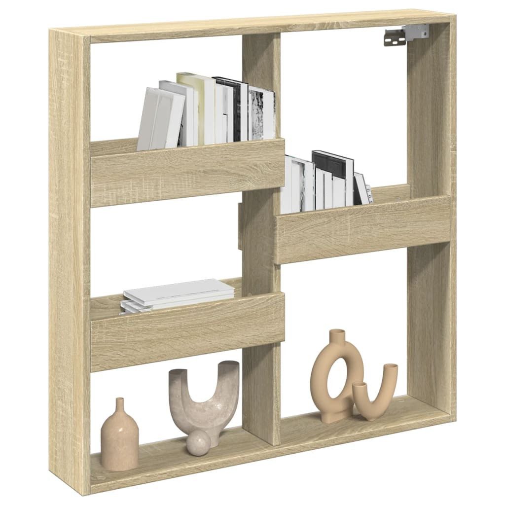 vidaXL Regal Wandschrank Sonoma-Eiche 80x15x80 cm günstig online kaufen
