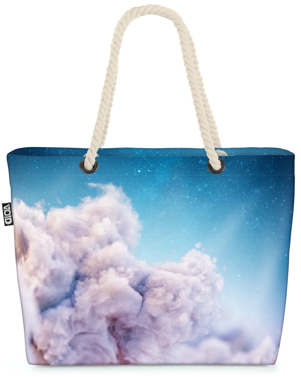 VOID Strandtasche (1-tlg), Wolken Sturm Himmel Blau Wetter Regen Dampf natur garten freizeit Met