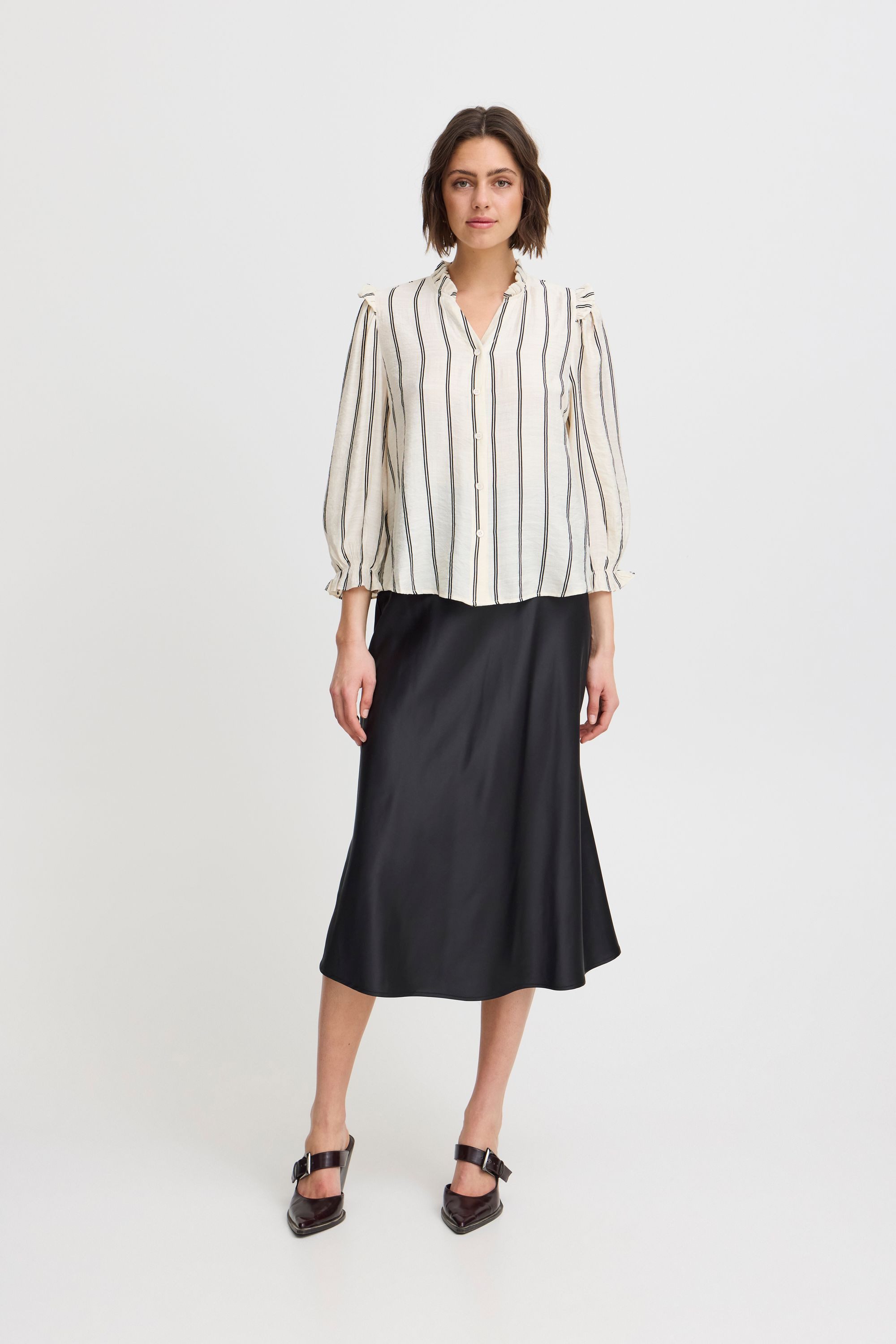 Ichi Kurzarmbluse IXSANJA MS Bluse mit günstig online kaufen