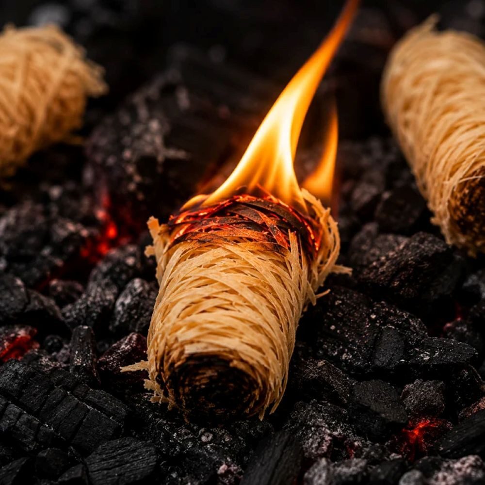Schweng Feuerstarter Holzwolle Feueranzünder 200 Stück – für Kamin, Ofen & Grill – Bild 2 von 4