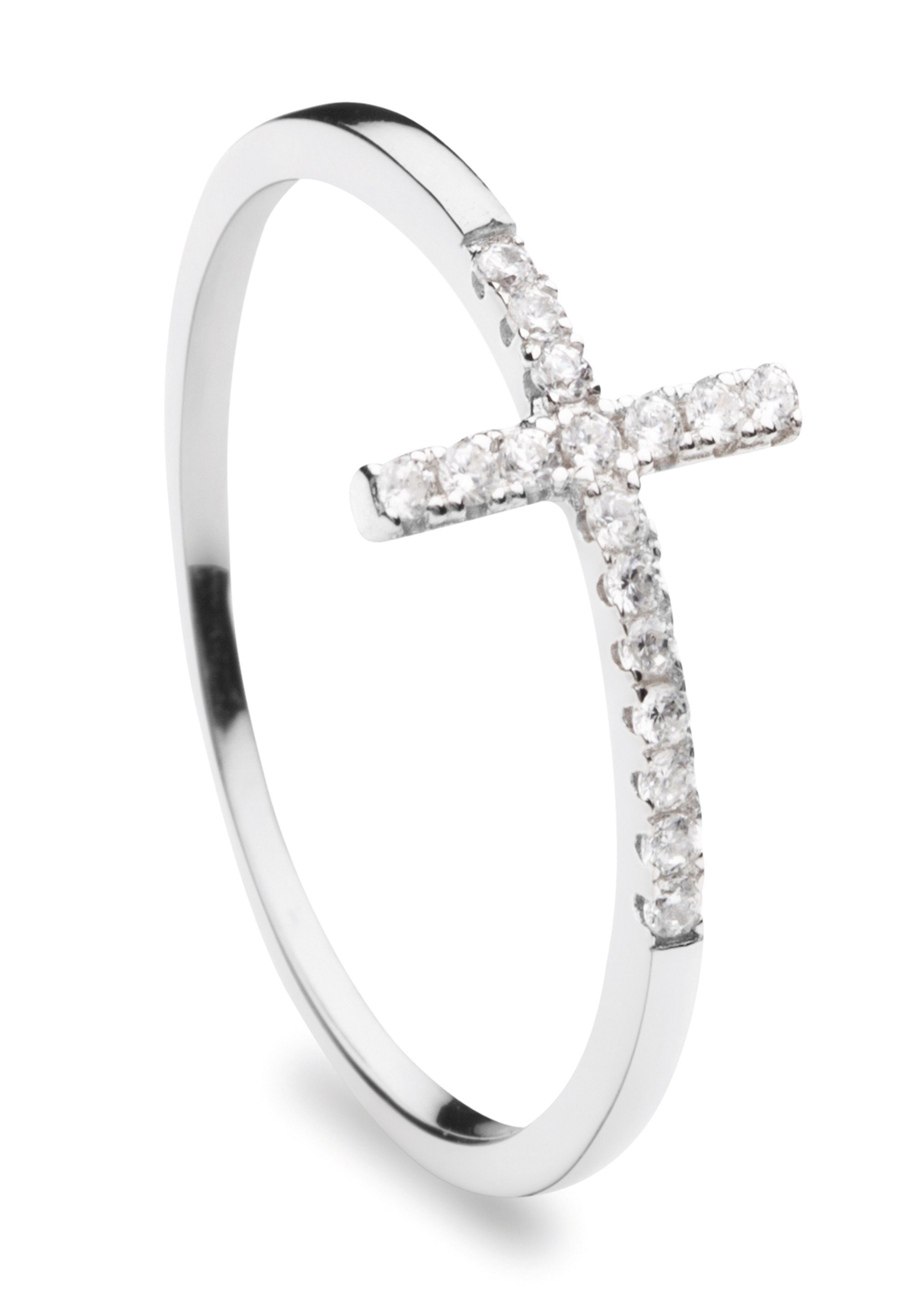 NANA KAY Fingerring Very Petite, ST1230, mit Kreuz-Element