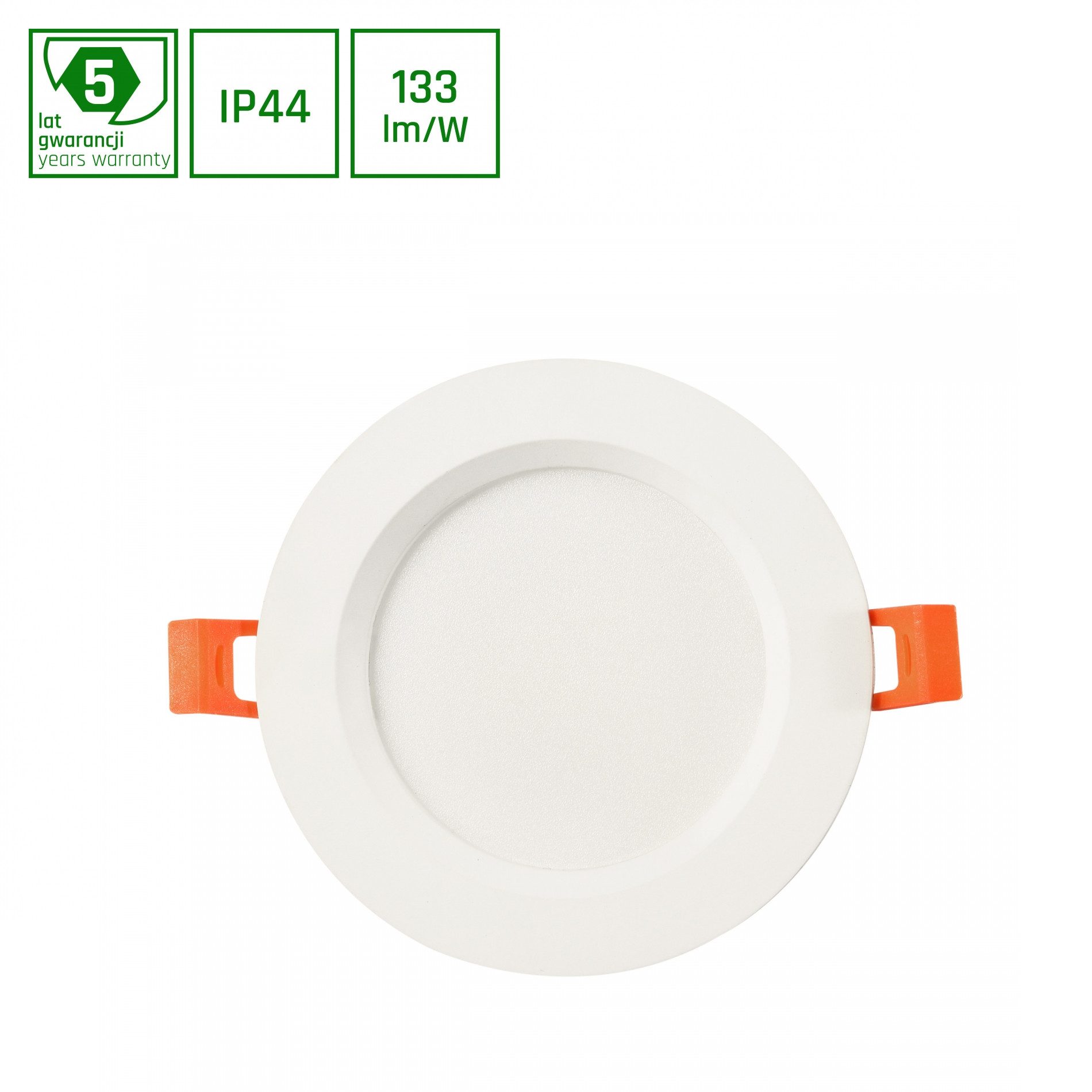 Spectrum LED Panel LED DURE 3 MAX Badezimmerleuchte 12W rund 1600lm IP44 Kaltweiß 6000K, Ja, Kaltweiß, hohe Schutzart IP44, Spritzwassergeschützt, IK 6