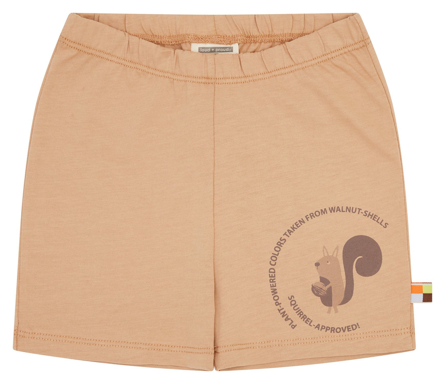 Shorts aus Biobaumwolle, pflanzlich gefärbt