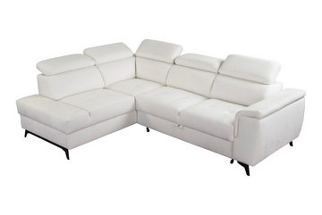 Beautysofa Ecksofa Modernes elegantes stilvolles bequemes Ecksofa ATLAS L, B:270/H:105/T:199cm