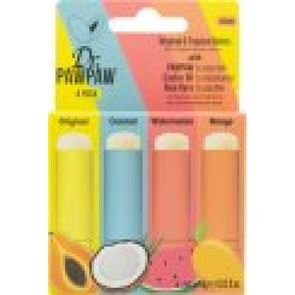 Dr. Pawpaw Lippenpflegemittel Flavoured Lip Balm Multipack - 4 x