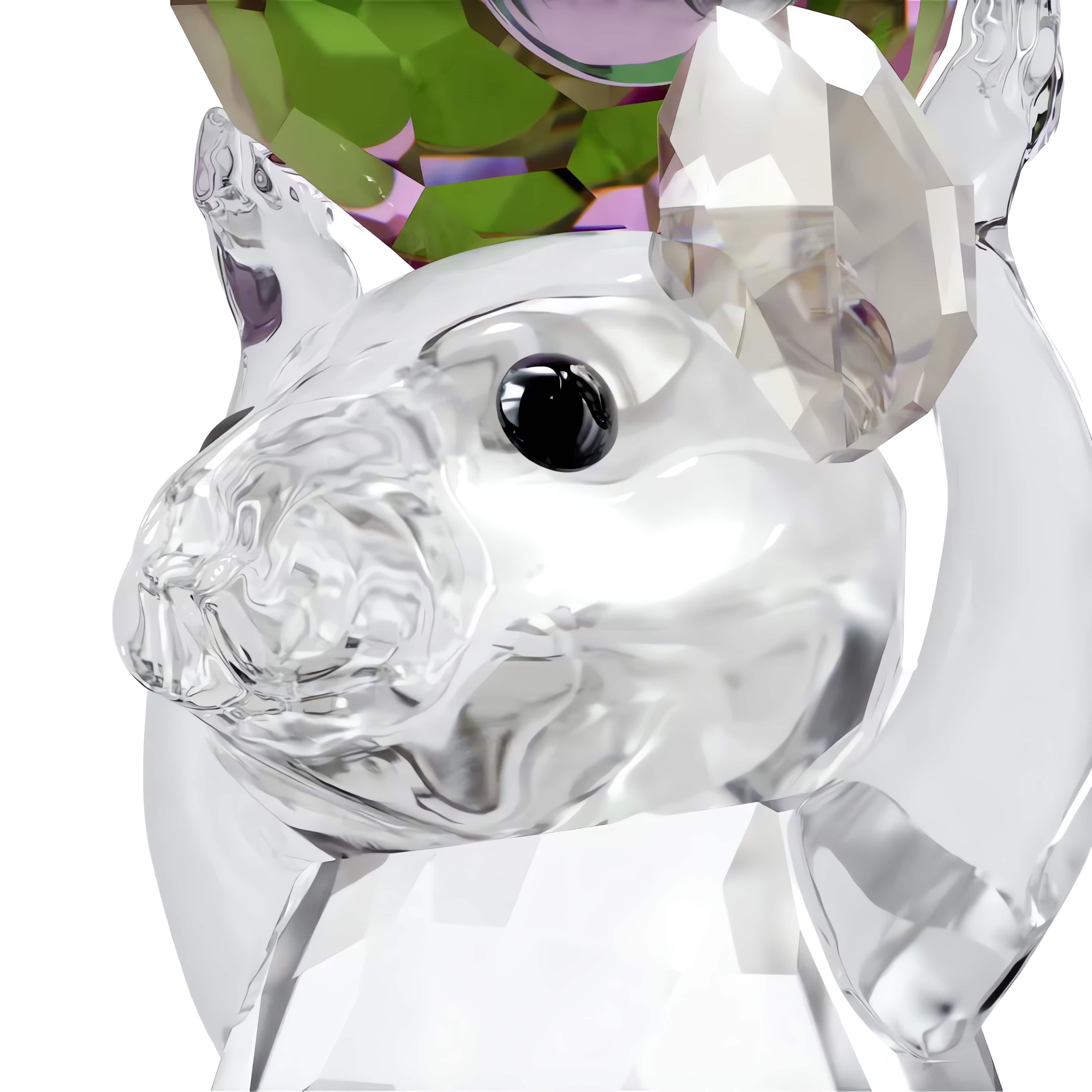 Swarovski Dekofigur Kristallfigur Sammelfigur IDYLLIA Maus und Radieschen (1 St), Swarovski® Kristall