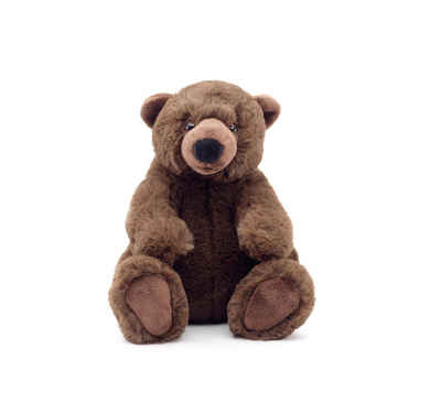 Uni-Toys Kuscheltier "Charlie", Braunbär - superweich - 21 cm - Plüsch-Bär, Teddy, Teddybär, zu 100 % recyceltes Füllmaterial