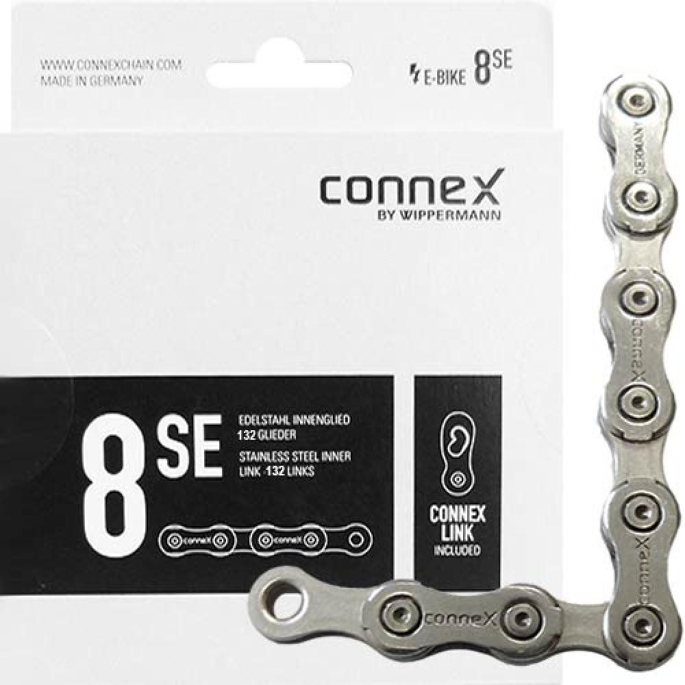 Fahrradkette Connex Kette 8sE 6/7/8-fach E-25 132 Glieder silber