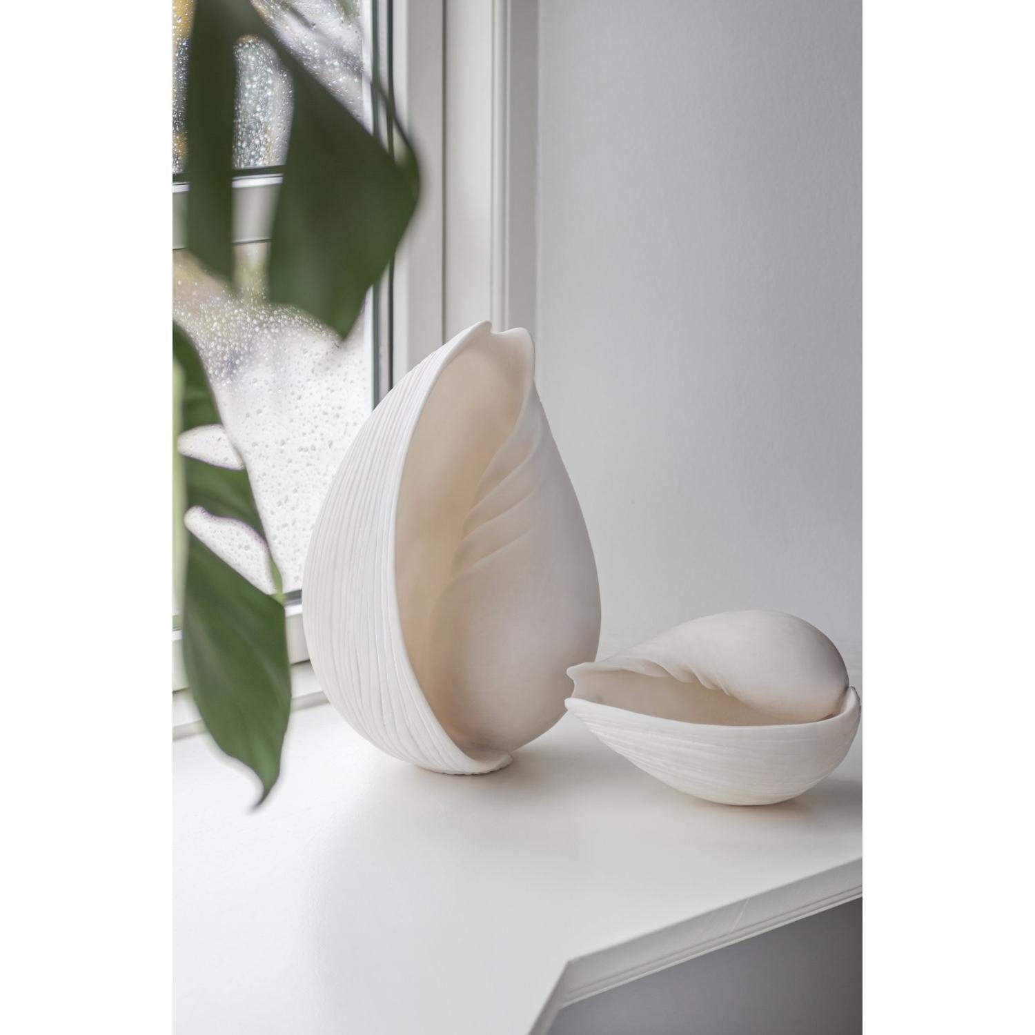 Mette Ditmer Skulptur Deko-Muschel Conch Off-White (S)