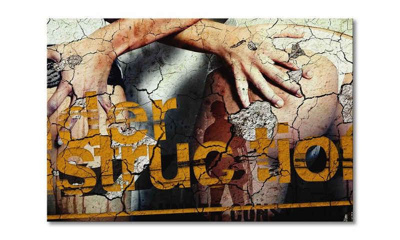 WandbilderXXL Leinwandbild Under Construction, erotisch (1 St), Wandbild,in 6 Größen erhältlich