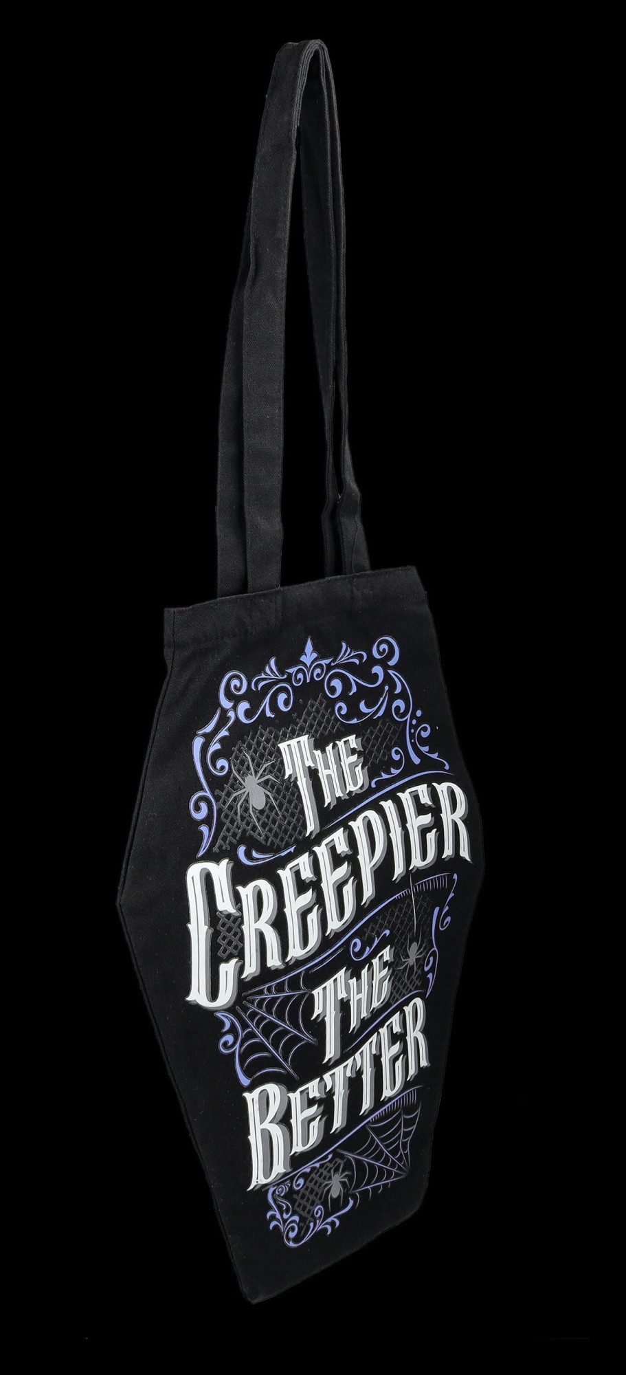 Figuren Shop GmbH Tragetasche Tragetasche Sarg - The Creepier the Better - Einkaufstasche Tasche