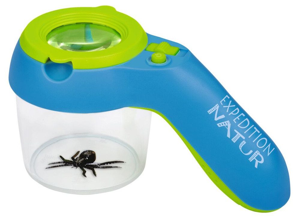 Moses. Verlag Becherlupe mit Licht, robustes Lupenglas mit 8-fach Vergrößerung & Haltegriff