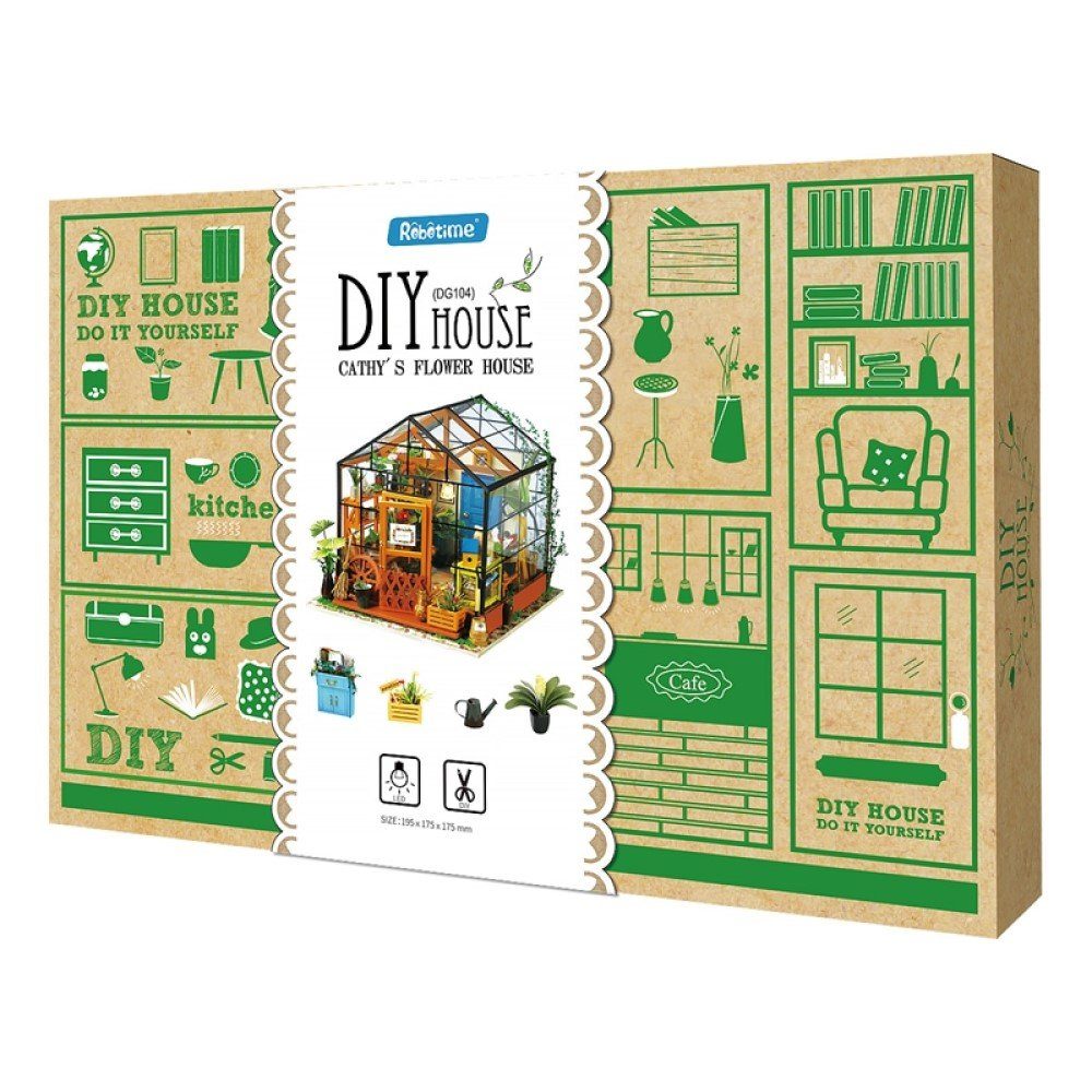 ROLIFE 3D-Puzzle Rolife DIY Miniature House "Cathy´s Flower House", 231 Puz günstig online kaufen