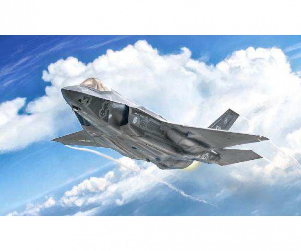 Italeri Modellbausatz Italeri 1:72 F-35A Lightning II Flugzeug Plastik Modellbau Bausatz
