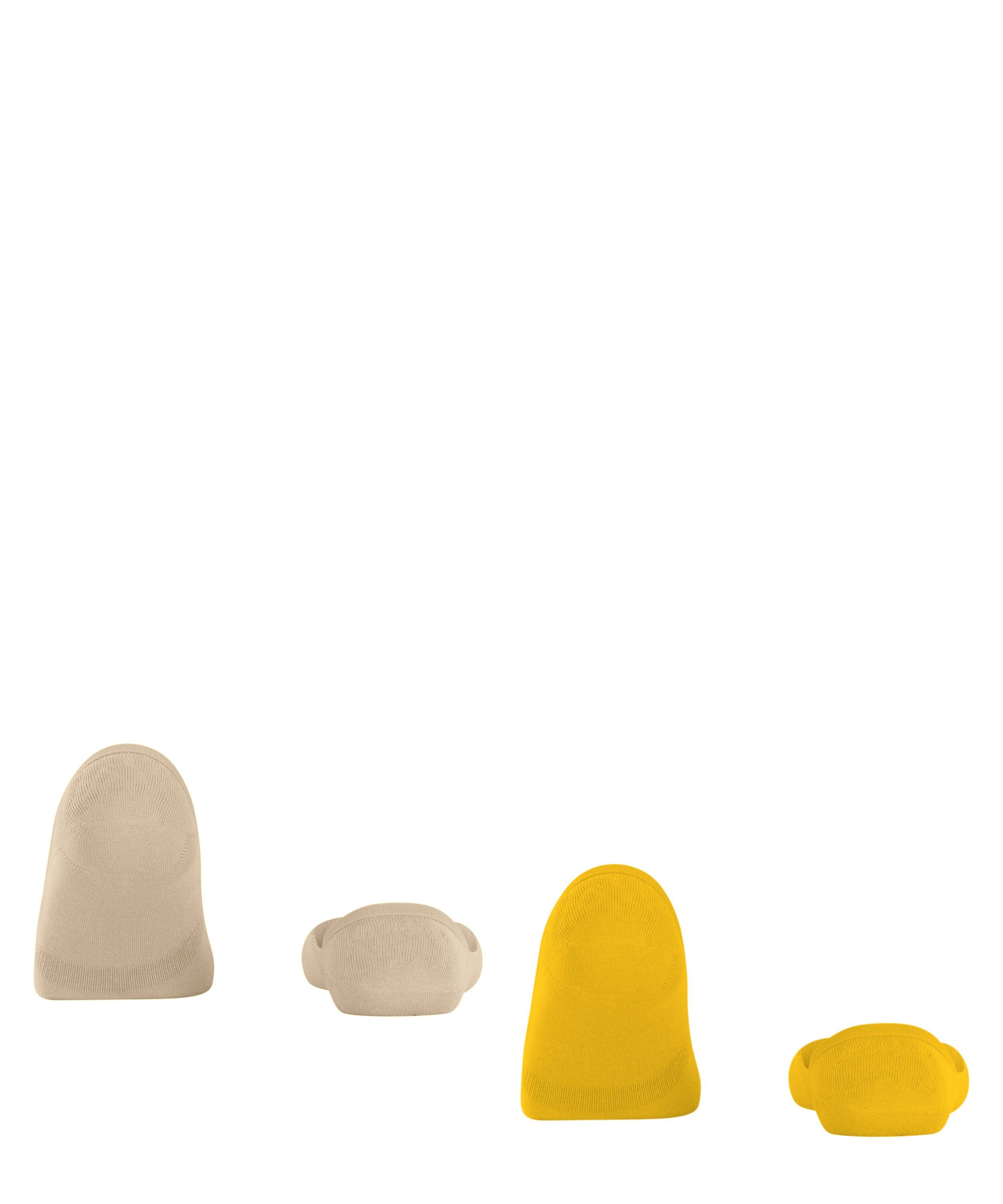 Füßlinge mit yellow Anti-Slip-System Burlington (1140) 2-Pack Everyday