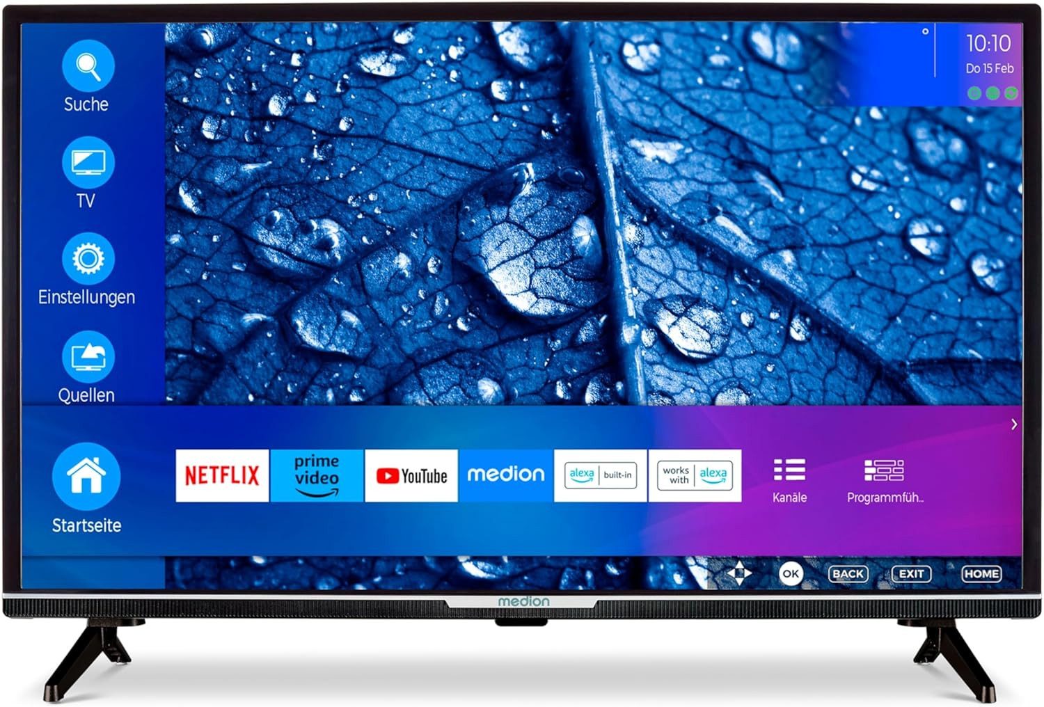 Medion® MD30018 LED-Fernseher (80,00 cm/31,5 Zoll, 1080p Full HD, Smart-TV)