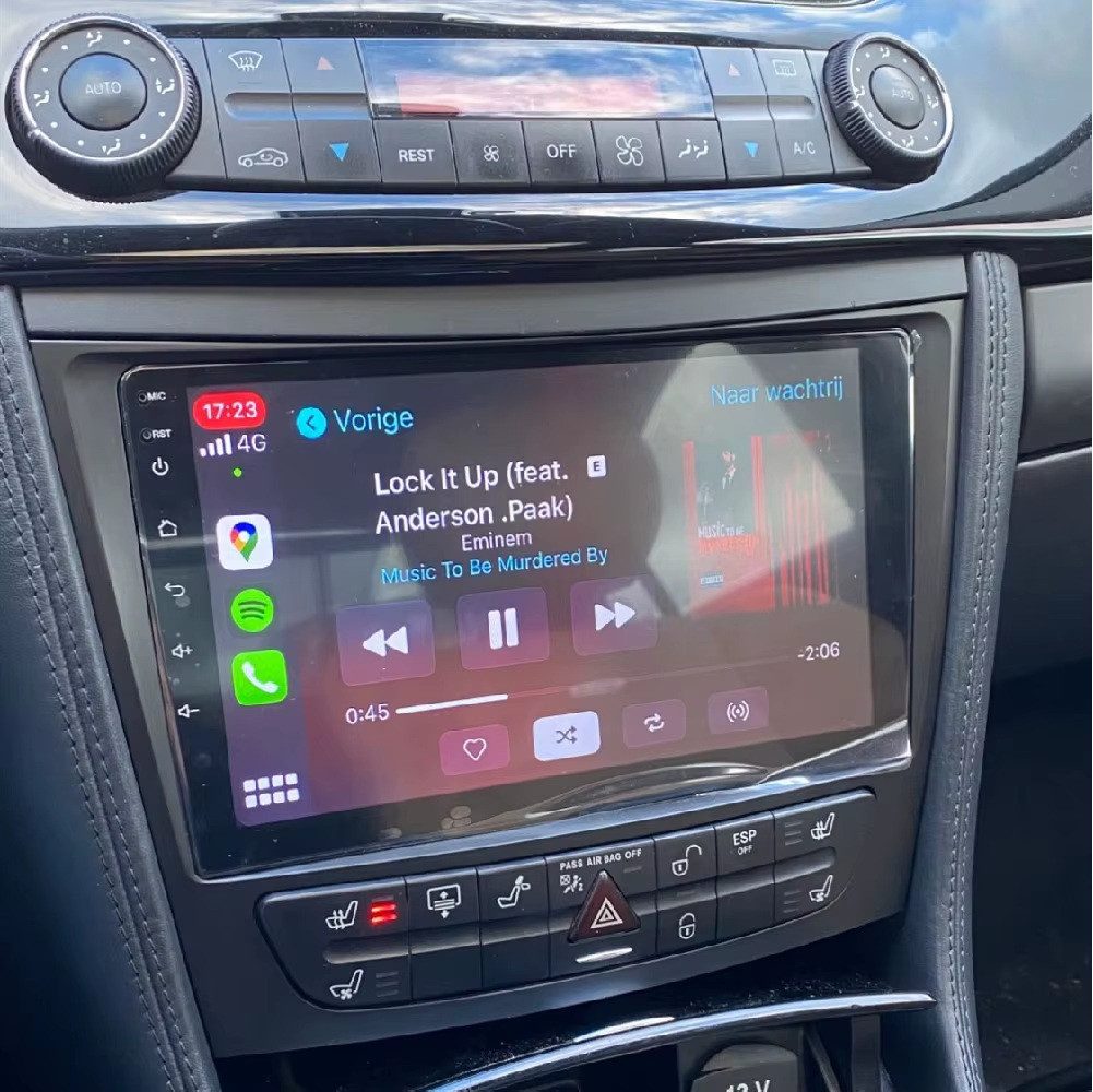GABITECH Carplay Android radio GPS NAVI für Mercedes Benz W211 CLS W219 W463 Einbau-Navigationsgerät (EUROPA, FM / AM-Radio RDS DAB+ Optional Drahtlos Carplay und Android Auto)