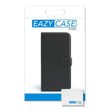 EAZY CASE Handyhülle Uni Bookstyle für iPhone SE 2016, iPhone 5/5S 4,0 Zoll, Schutzhülle mit Standfunktion Kartenfach Handytasche aufklappbar Etui