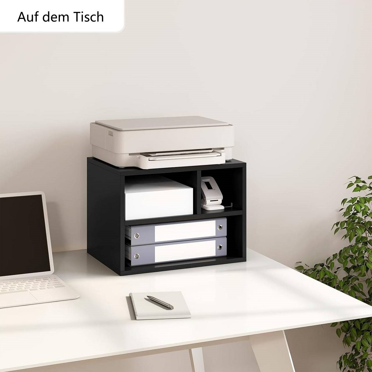 Woltu Aktenschrank (1-St) Druckertisch mit Rädern, ürocontainer rollbar – Bild 4 von 5