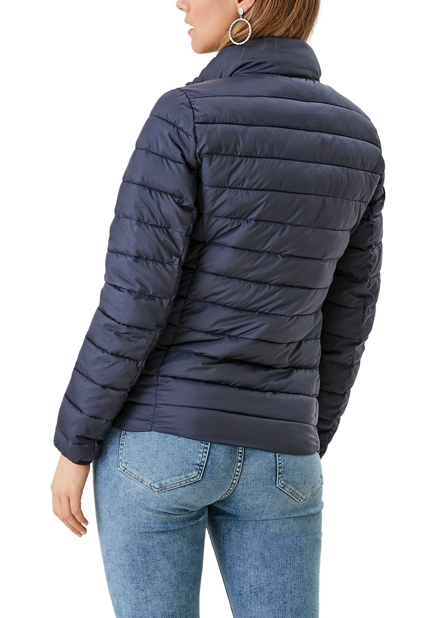 s.Oliver Steppjacke mit Stehkragen marine