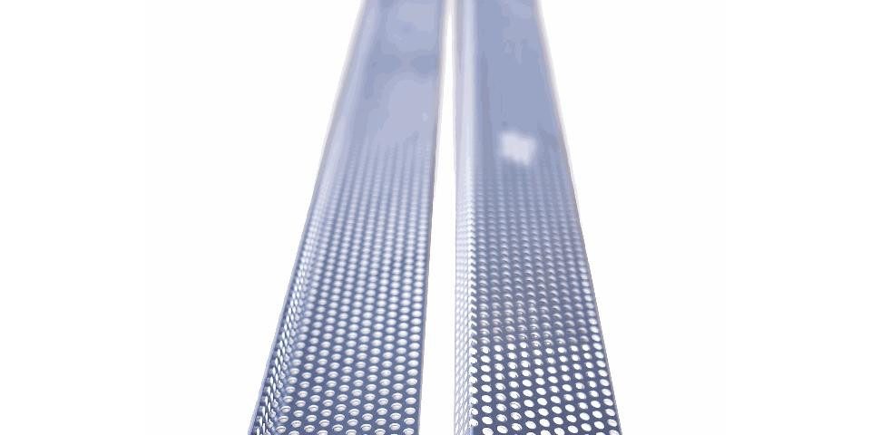 Sarei Haus- und Gartentechnik Profil Sarei Lochblechprofil HG12 1000 x 70 x 25 mm natur