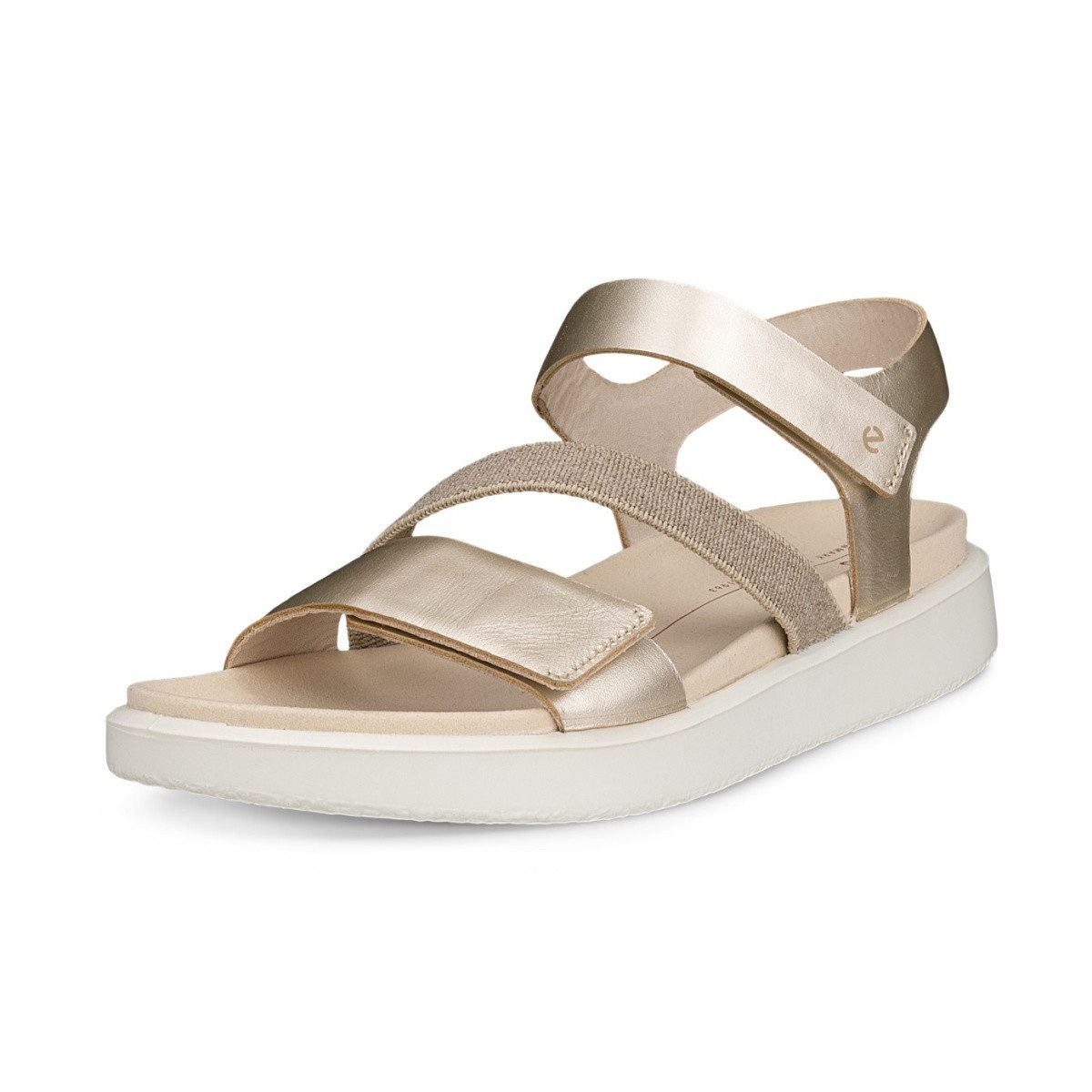 Ecco Flowt (Leder) gold Damen Sandale