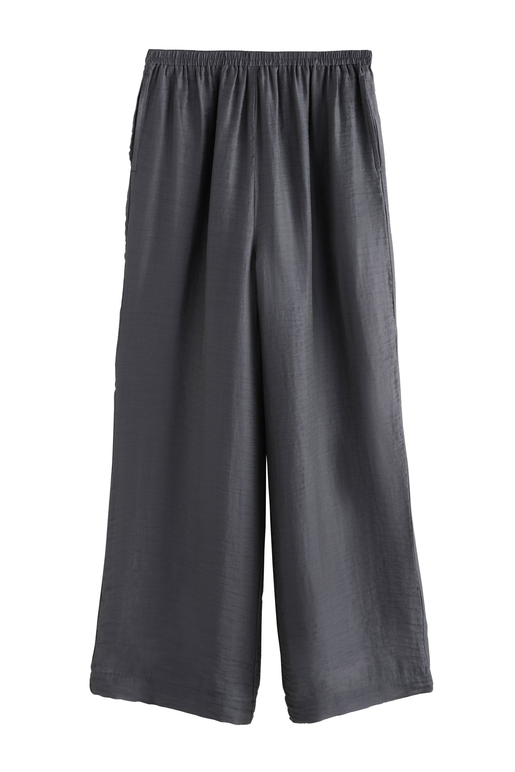 Next Palazzohose Strukturierte Schlupfhose mit weitem Beinschnitt (1-tlg) günstig online kaufen